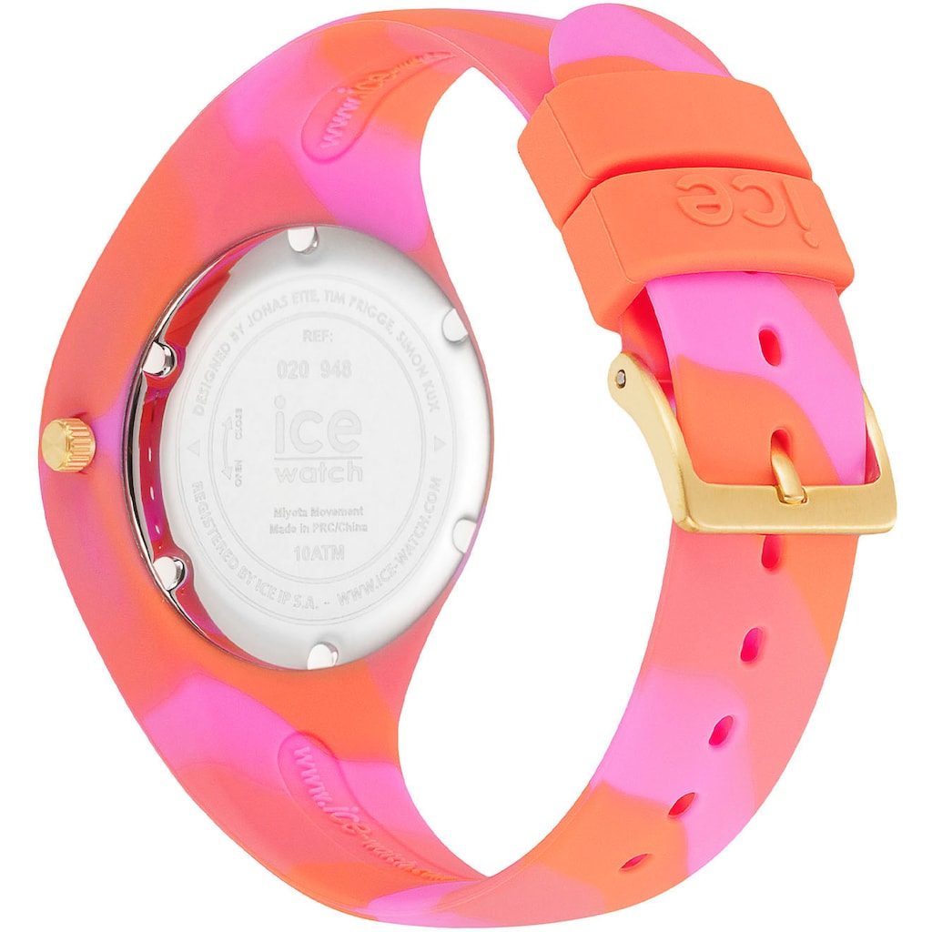 ice-watch Quarzuhr »ICE tie and dye - Coral - Small - 3H, 020948«