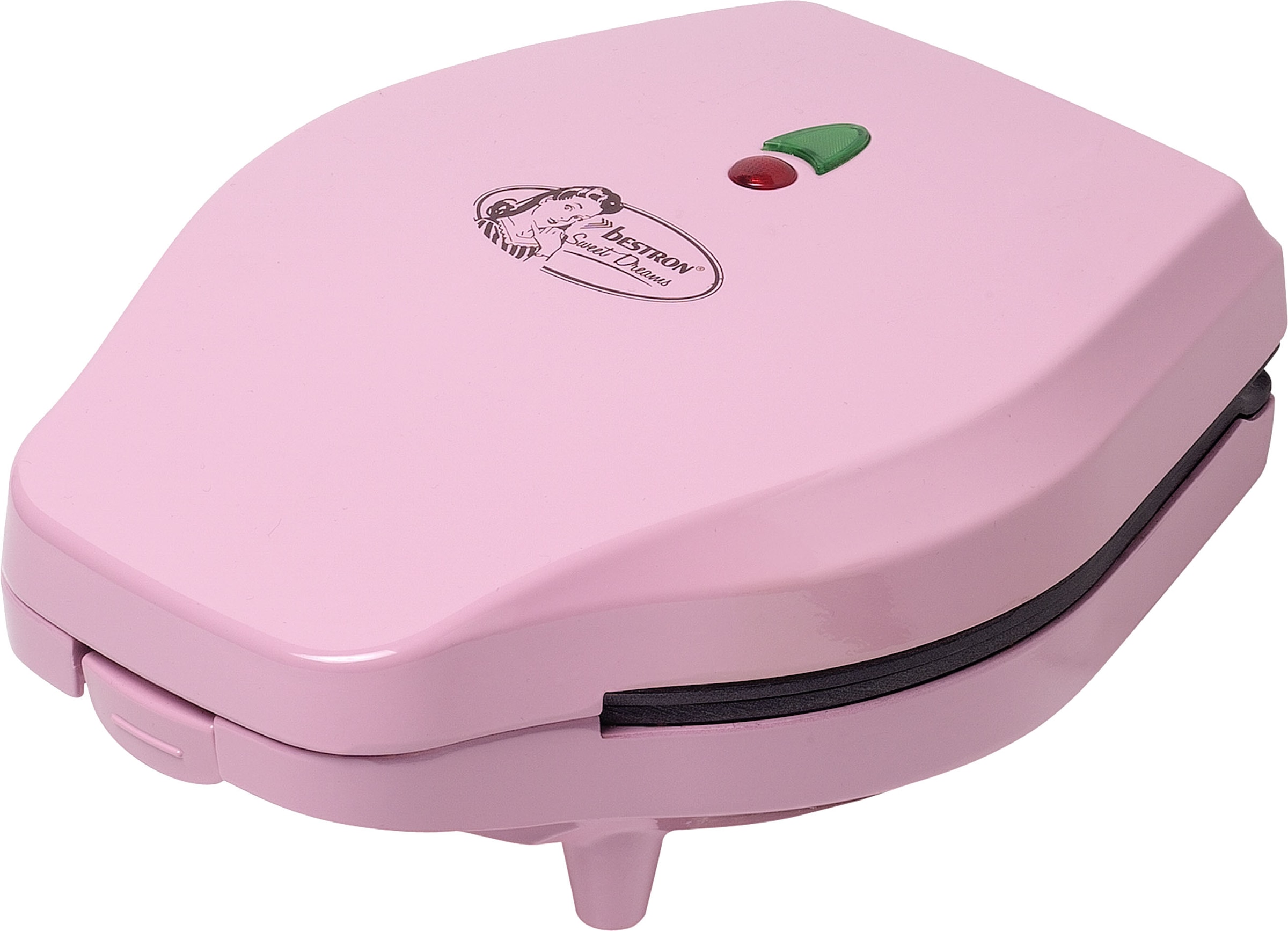 »DCPM12 W, Jahren Cakepop-Maker XXL Dreams«, Garantie 700 bestron Retro 3 im mit Design, Sweet Rosa Antihaftbeschichtung,