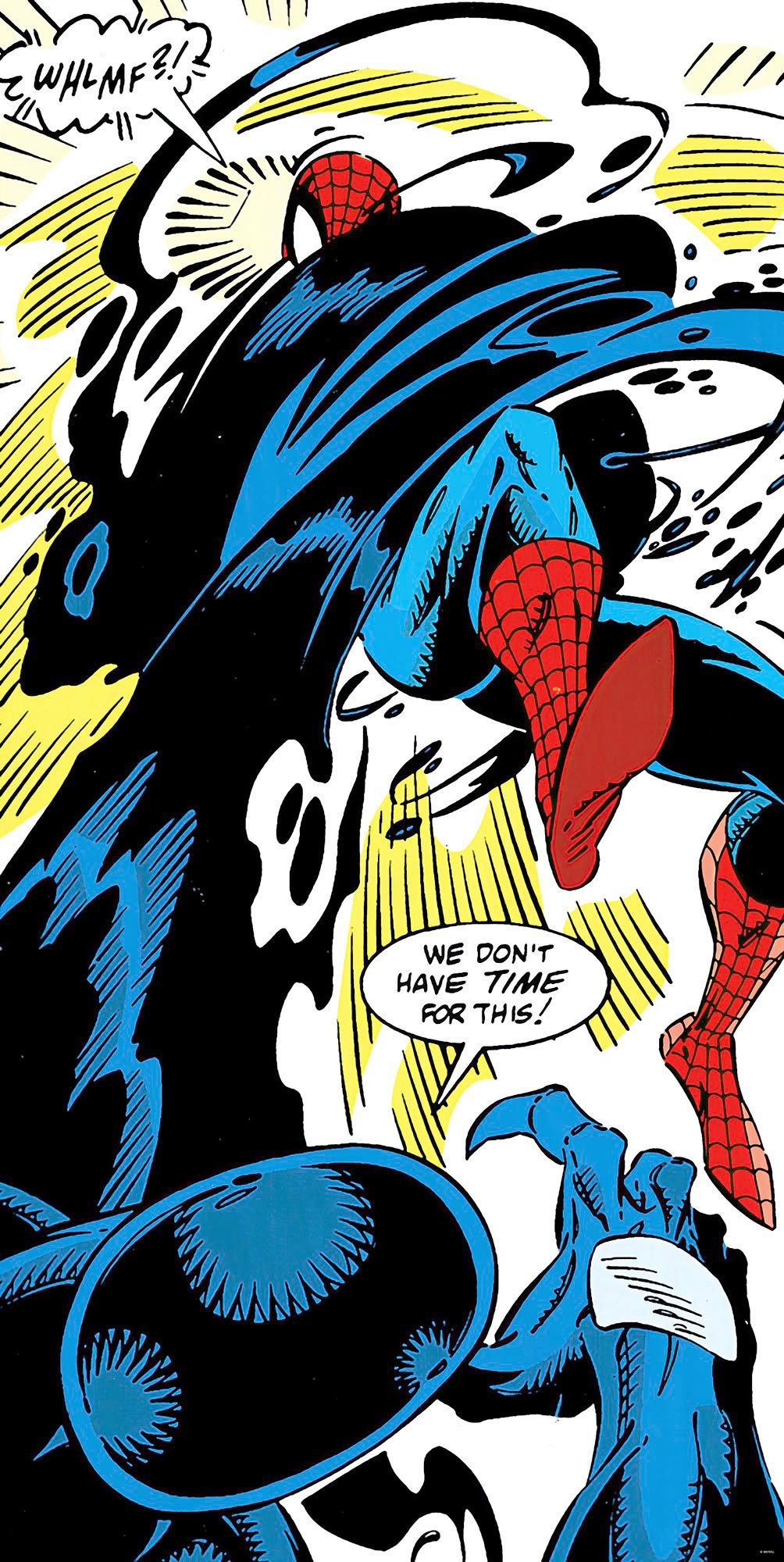Komar Vliestapete "Digitaldruck Vlies - Spider-Man Retro Comic - Größe 100 x 200 cm" bedruckt glatt Kinderzimmer