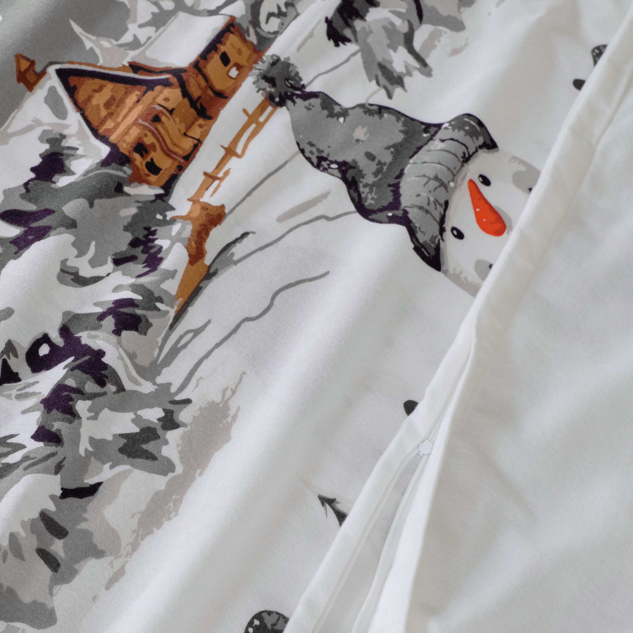 Florella Bettwäsche »Tassin grau Flausch-Flanell, 100%Baumwolle« 2 Stk.