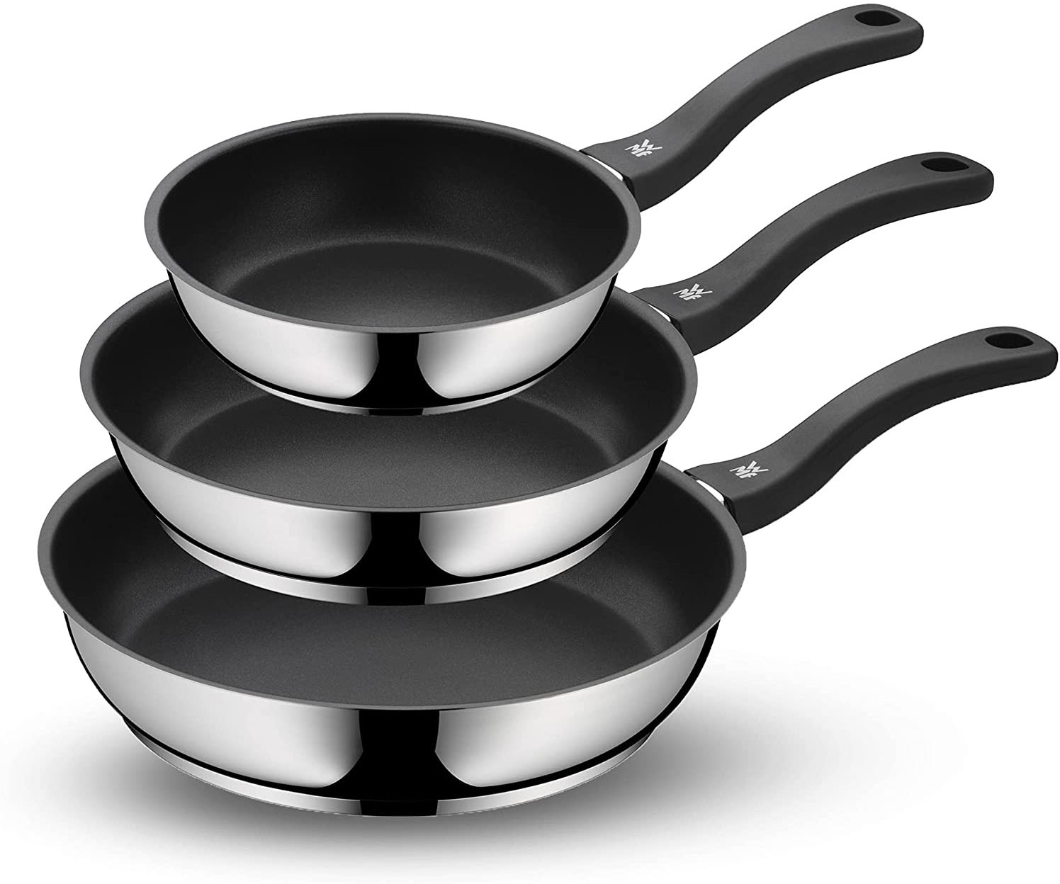 Pfannen-Set »Devil«, Cromargan® Edelstahl Rostfrei 18/10, (Set, 3 tlg.), Ø 20/24/28...