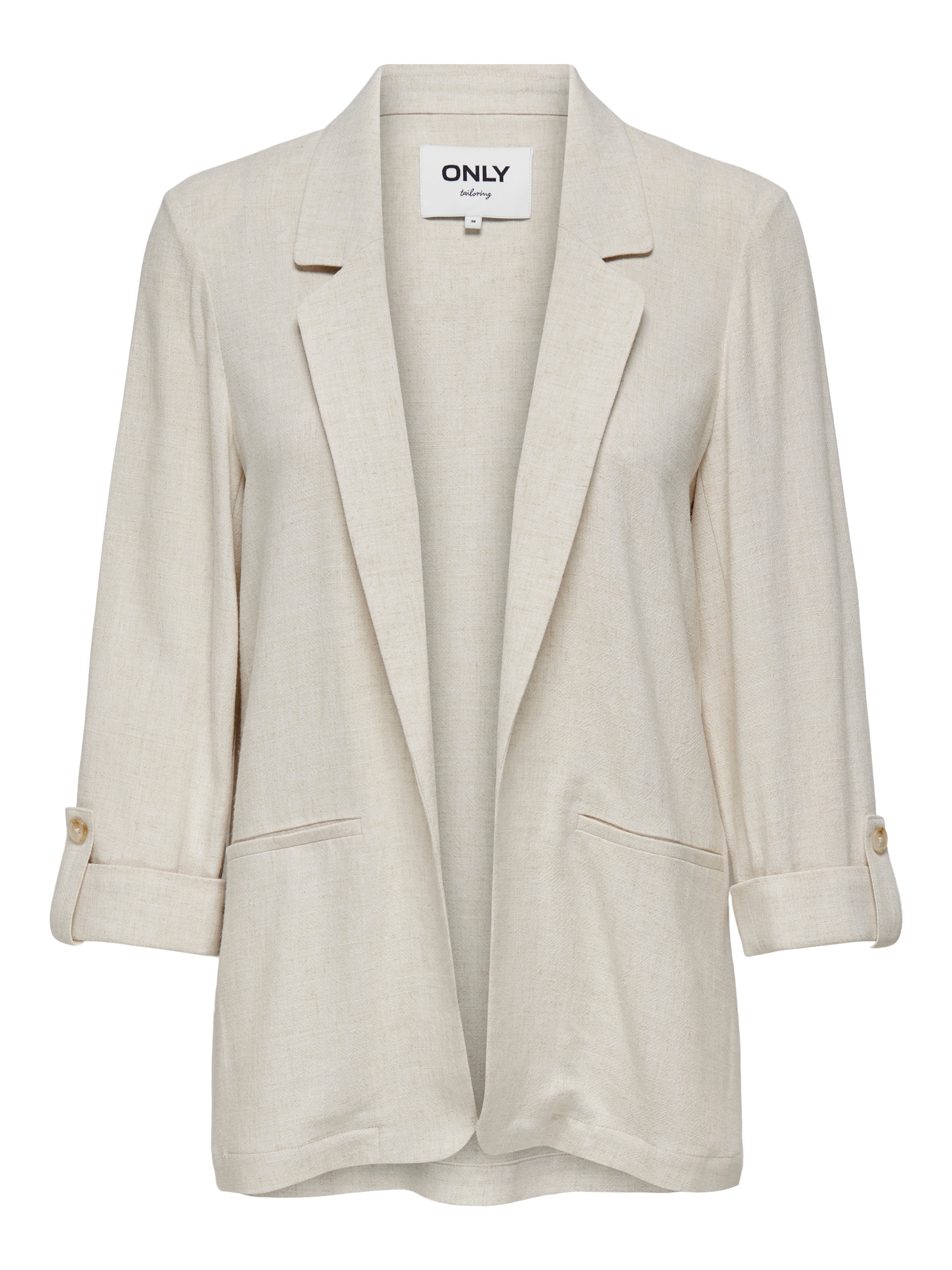 ONLY Longblazer »ONLSIESTA 3/4 OPEN LINEN BL BLAZER TLR«
