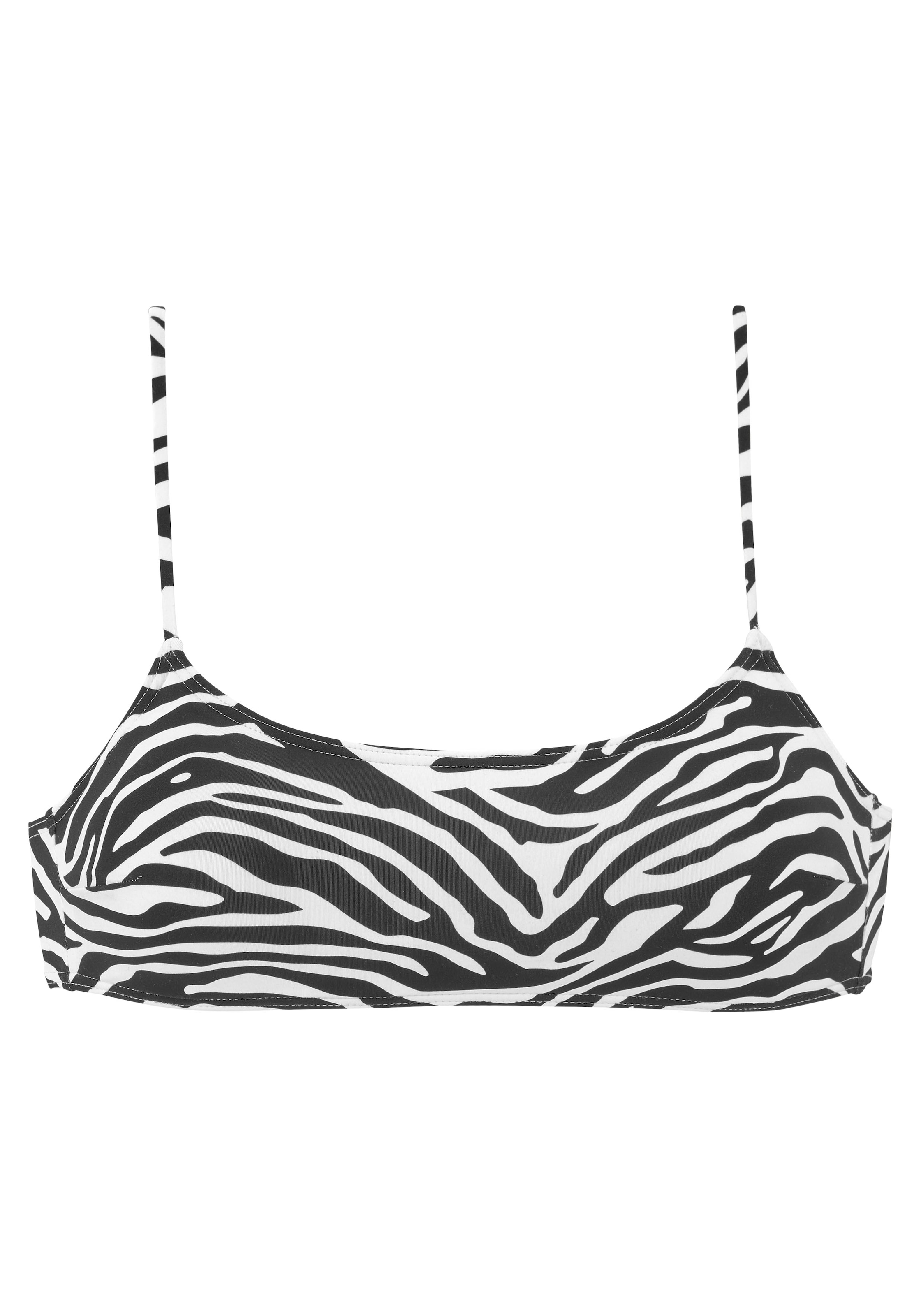 Venice Beach Bustier-Bikini-Top »Fjella«, in zweifarbiger Animal-Optik