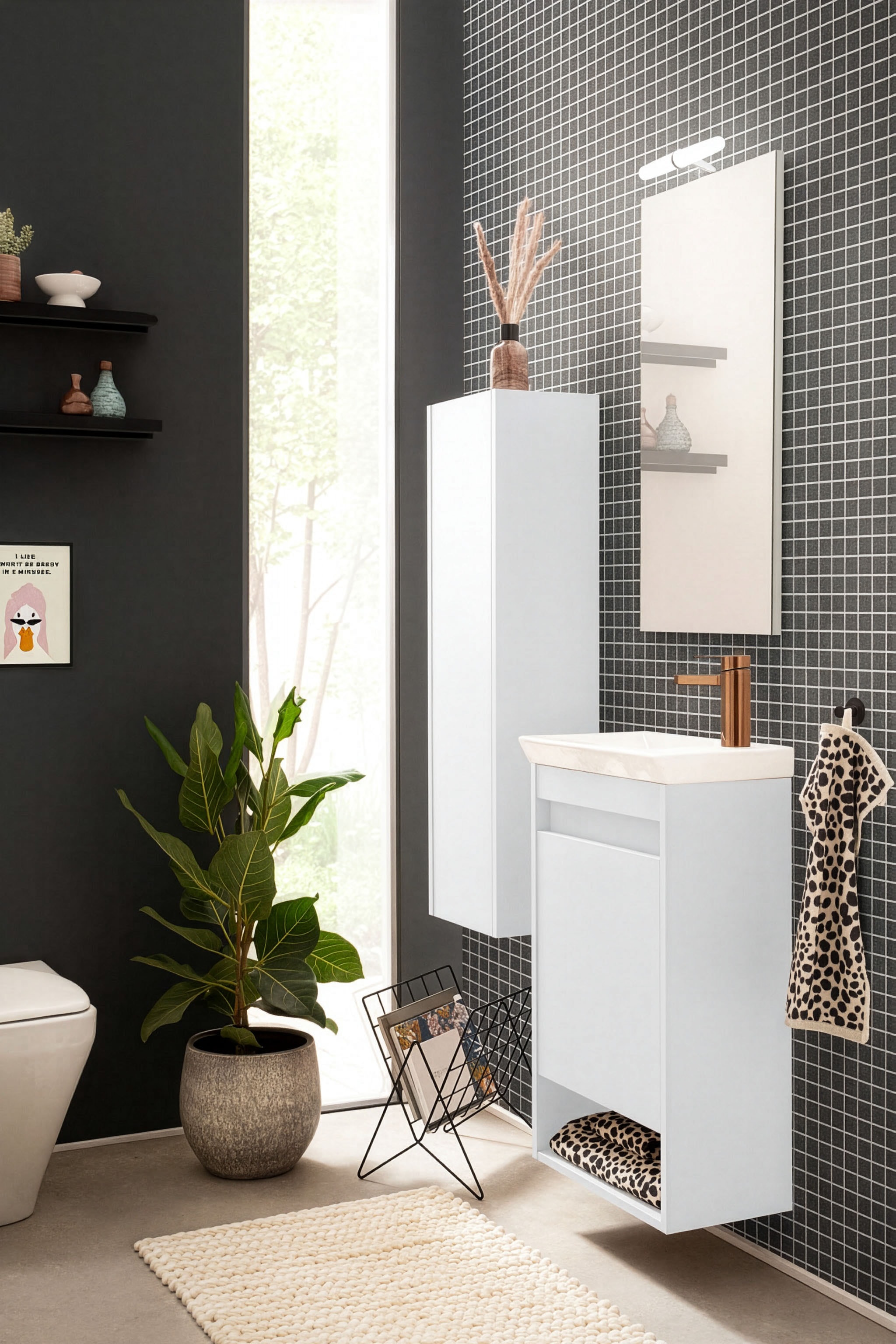 welltime Badezimmer-Set »Avio Badezimmer-Set« 2 Stk. tlg.