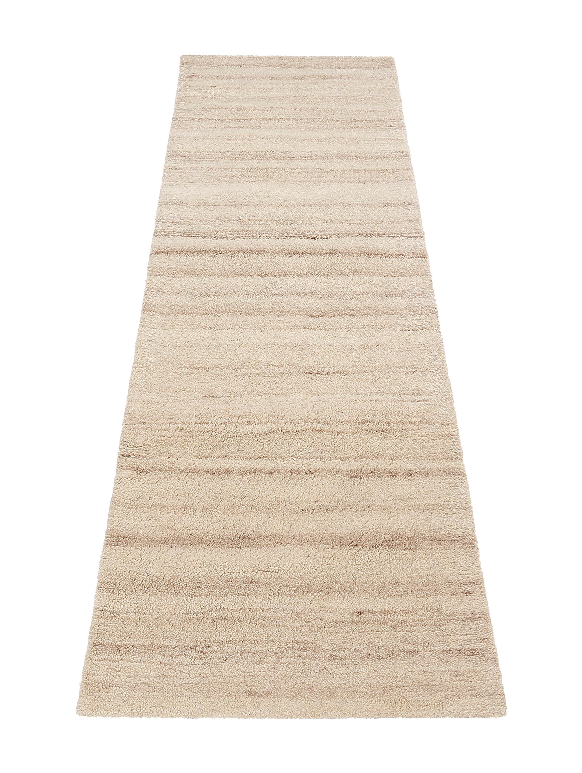 THEKO Läufer »Janne, Berber Teppich, reine Wolle, meliert, handgearbeitet«, rechteckig, 20 mm Höhe, handgetuftet, Wohnzimmer, Schlafzimmer, Flur, Teppich-Läufer, Brücke