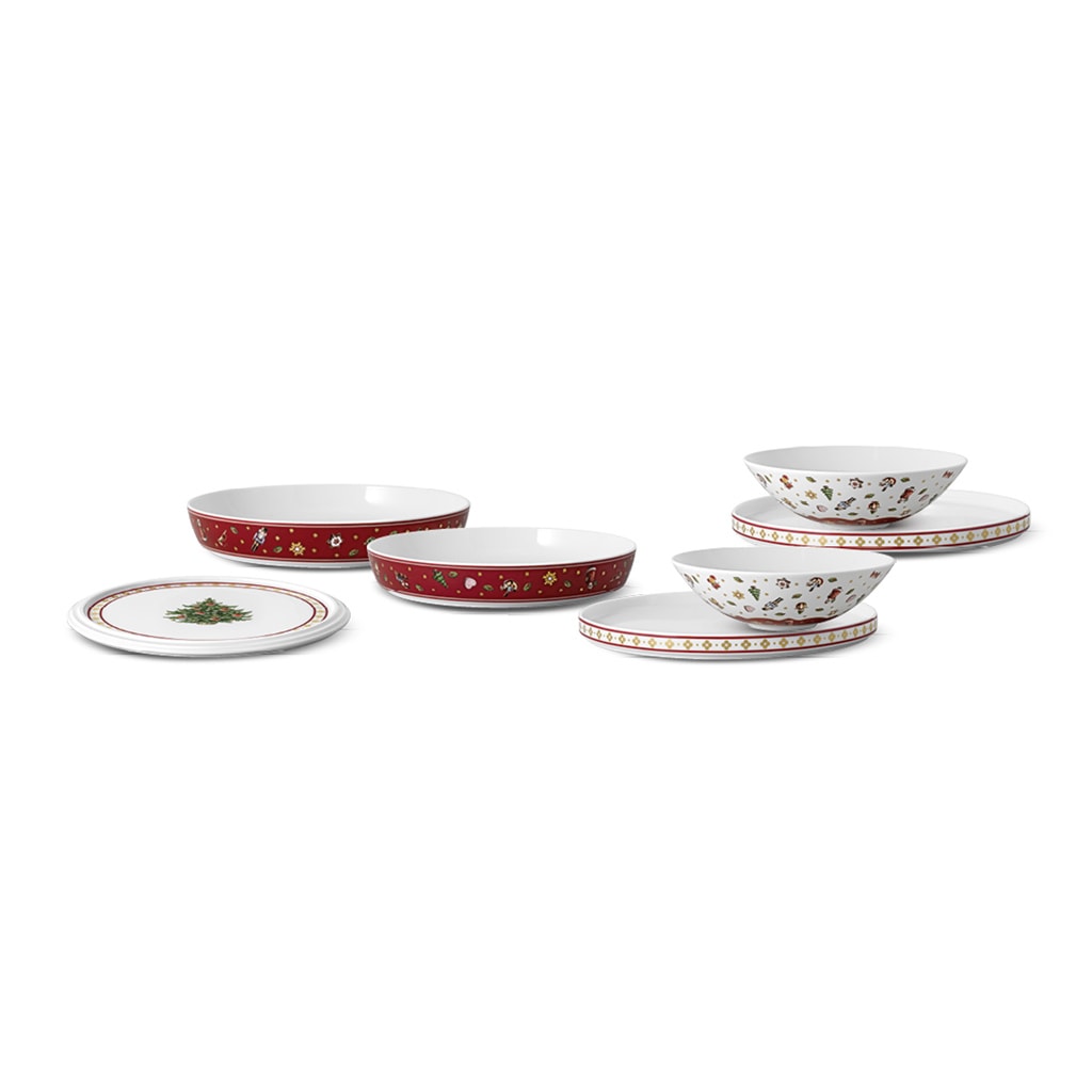 Villeroy & Boch Geschirr-Set »La Boule Dinner-Set Toy's Delight rot«