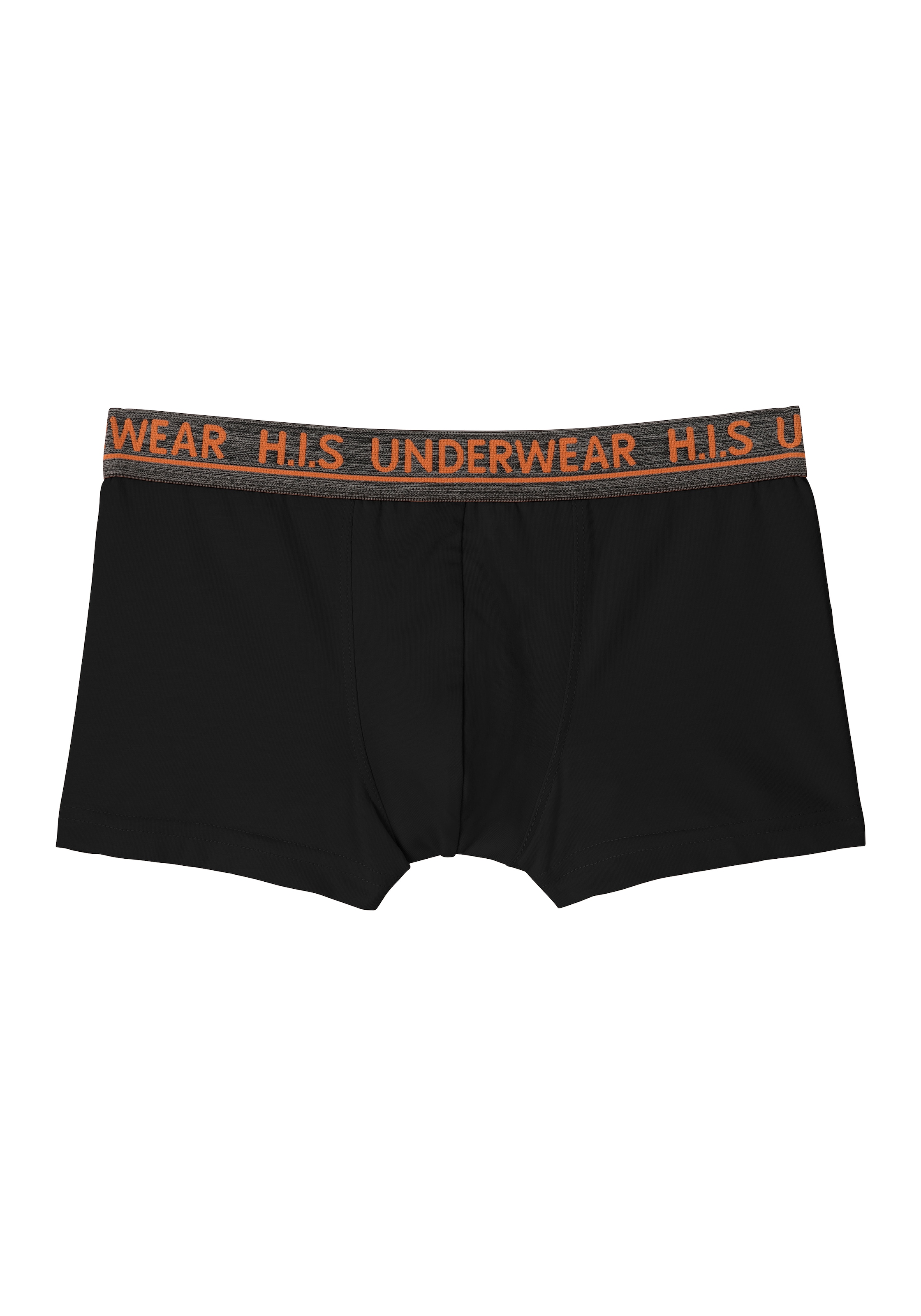 H.I.S Boxer »Boxershorts für Jungen« Packung, 4 Stk. mit meliertem Logo Webbund