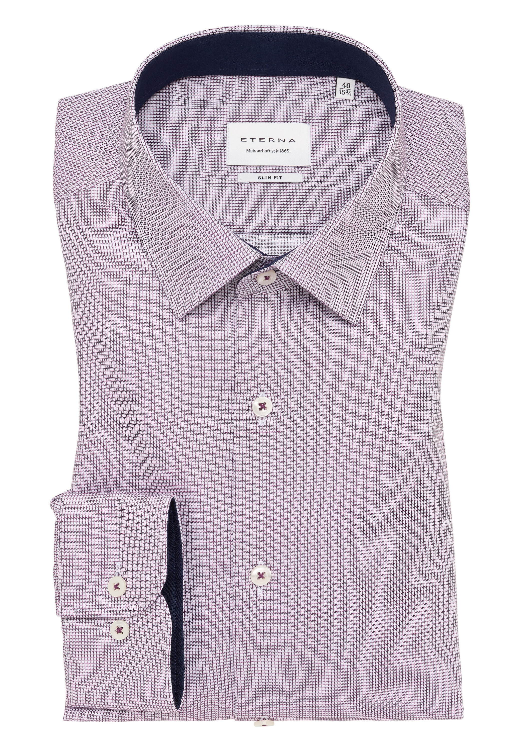 Eterna Langarmhemd »SLIM FIT« NON IRON (bügelfrei)