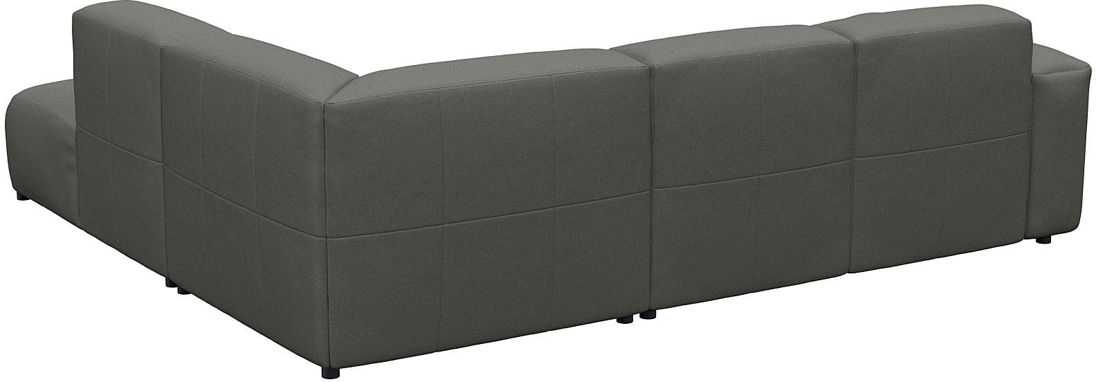 FLEXLUX Ecksofa »Lucera«, modern & anschmiegsam, Kaltschaum, Stahl-Wellenunterfederung