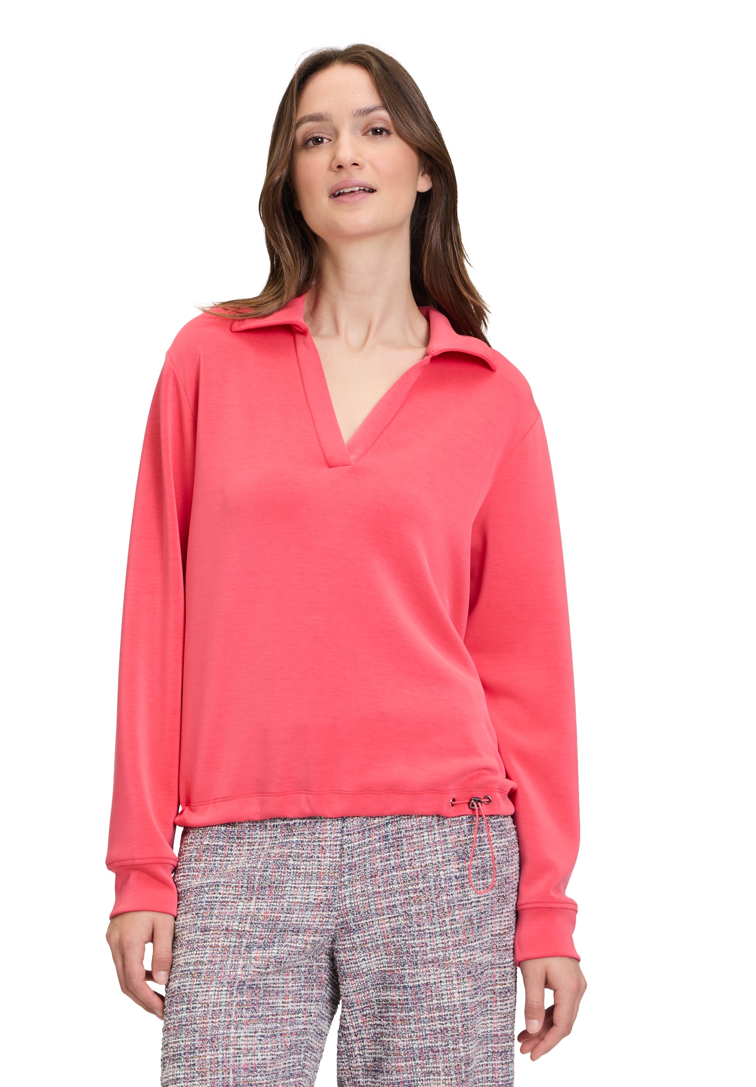 Betty&Co Sweatshirt »Sweatshirt mit Kragen«