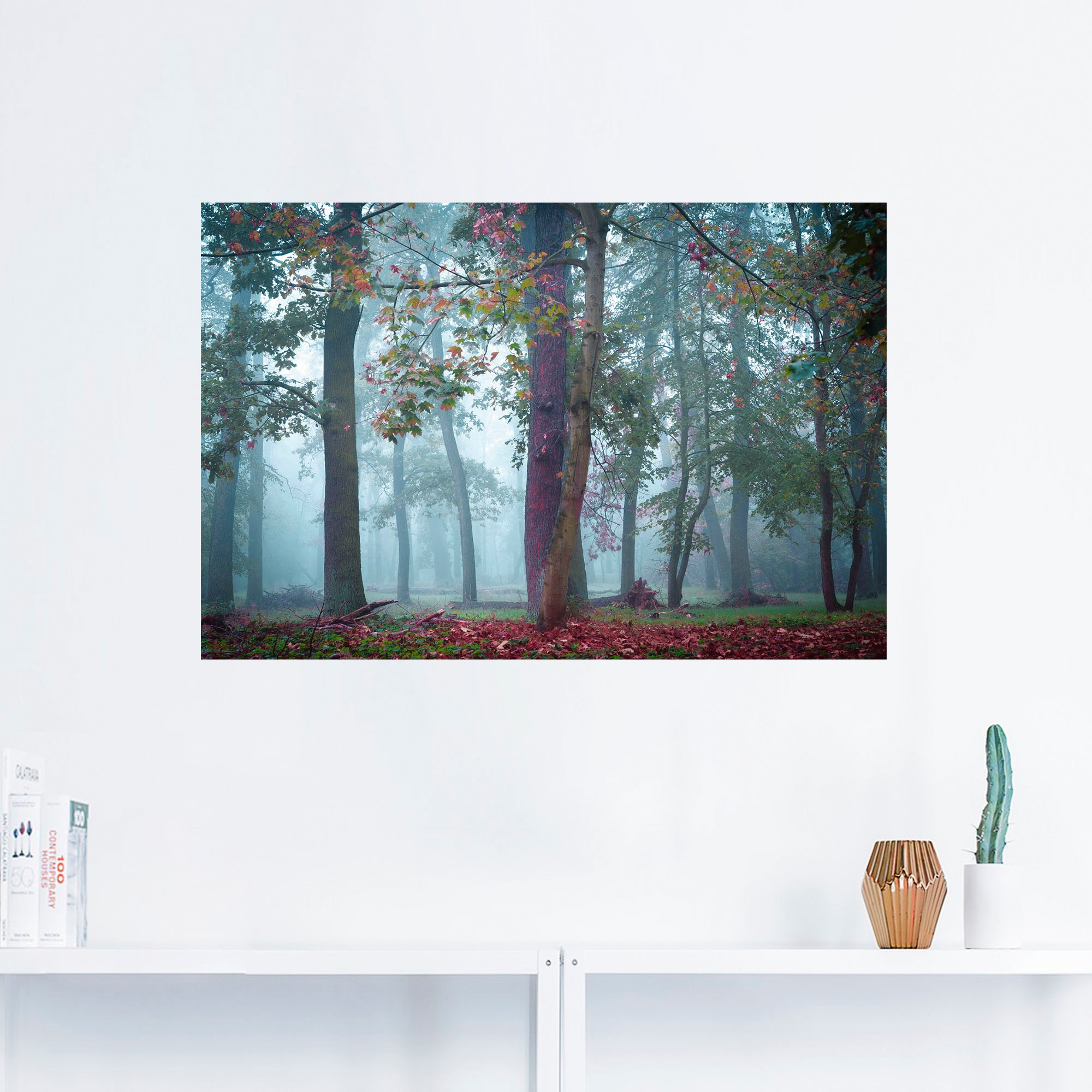 Artland Wandbild »Nebel im Wald«, Waldbilder, (1 St.), als Alubild,  Leinwandbild, Wandaufkleber oder Poster in versch. Größen auf Raten kaufen | Poster