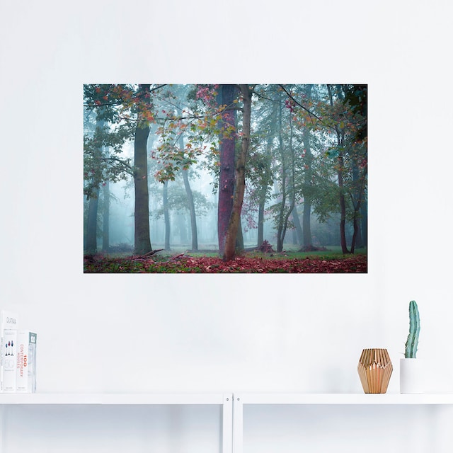 Artland Wandbild »Nebel im Wald«, Waldbilder, (1 St.), als Alubild,  Leinwandbild, Wandaufkleber oder Poster in versch. Größen auf Raten kaufen