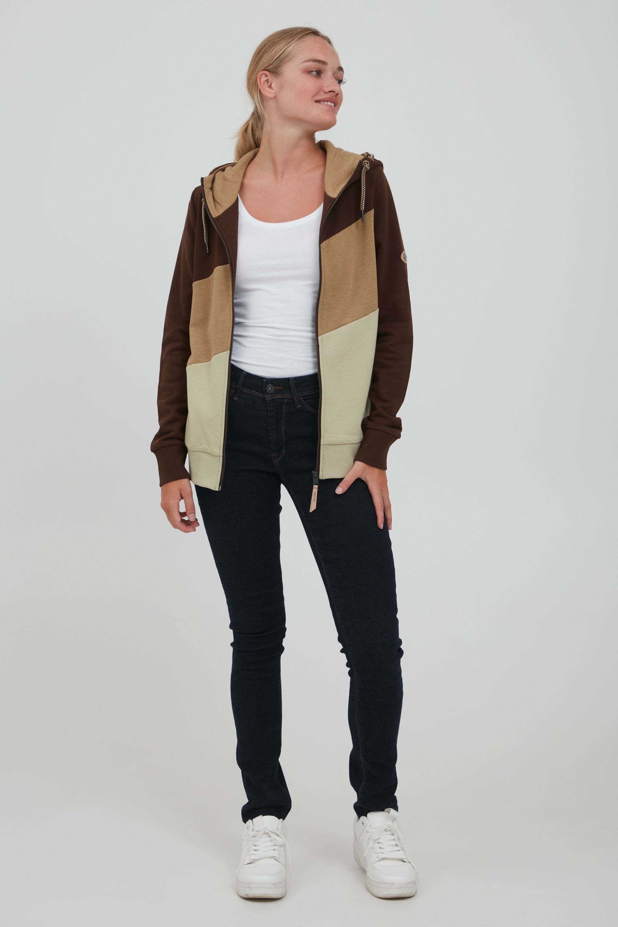 OXMO Sweatjacke »Sweatjacke OXAggi«