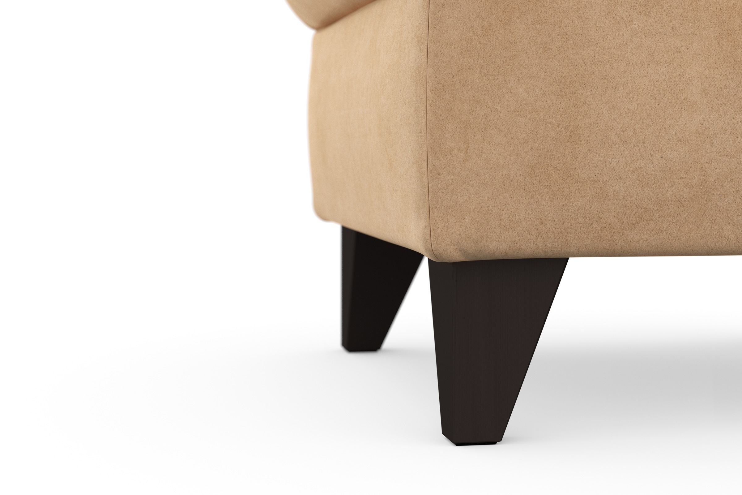sit&more Stauraumhocker »Mellum«, mit Stauraum und wengefarbenen Holzfüßen