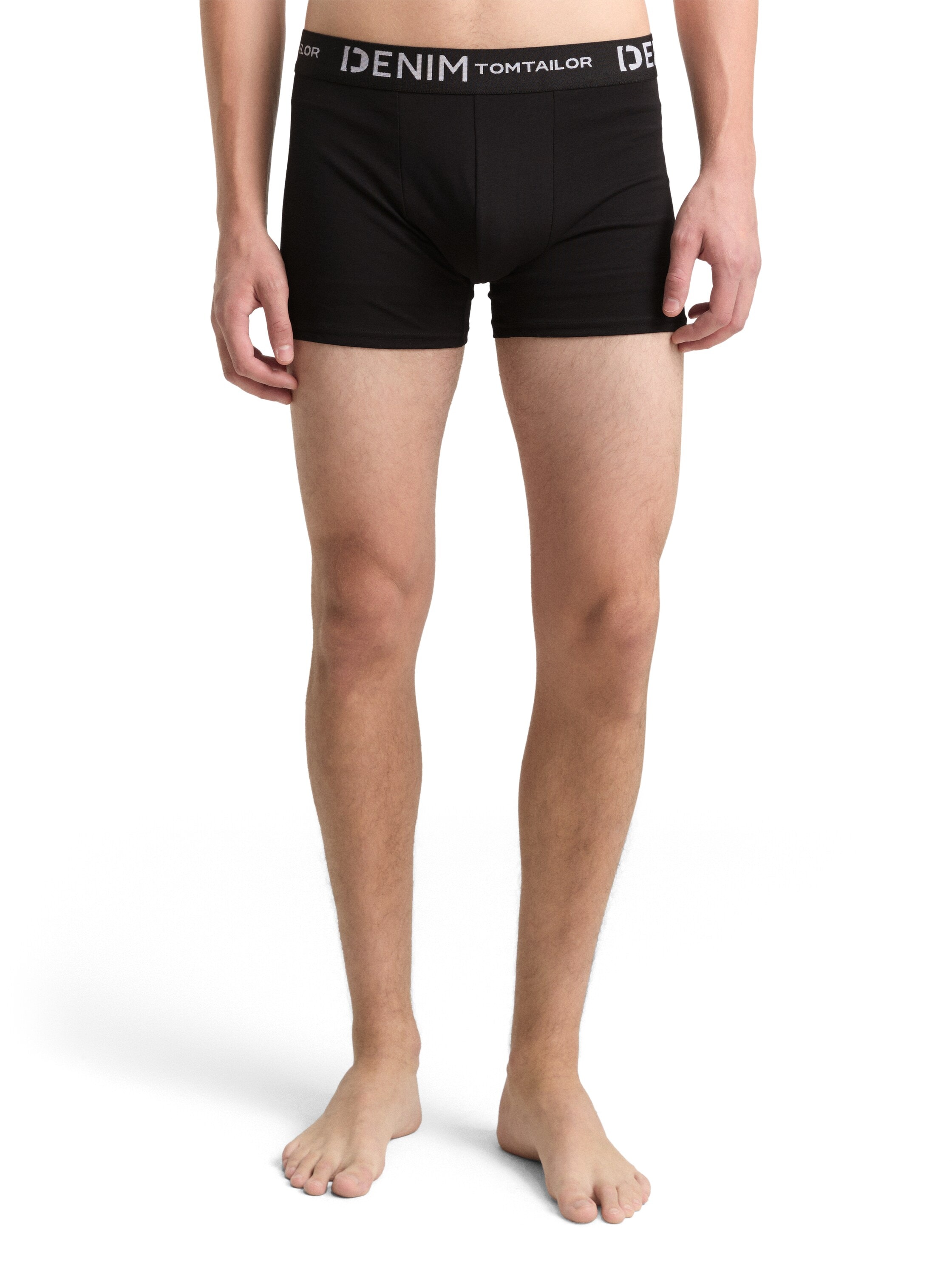 TOM TAILOR Denim Boxershorts, 3 Stk. mit Logo-Stretchbund