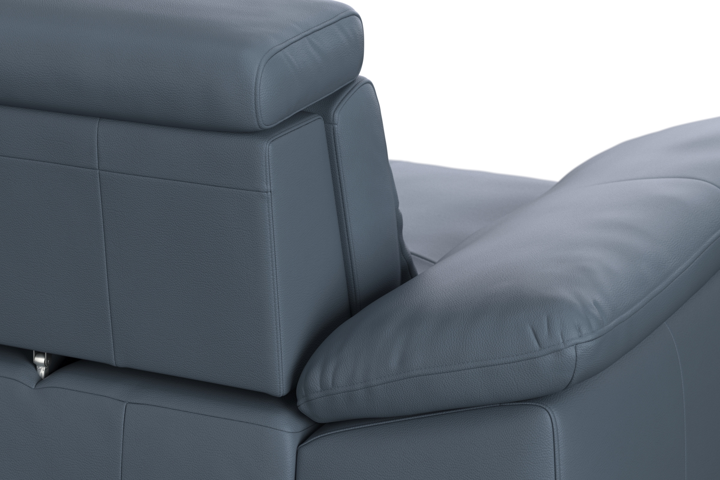 sit&more Ecksofa »Cabrio L-Form, mit Sitztiefenverstellung, Arm- und Kopfteilverstellung«, 2 Nierenkissen, Federkern, optional Bettfunktion und Stauraum
