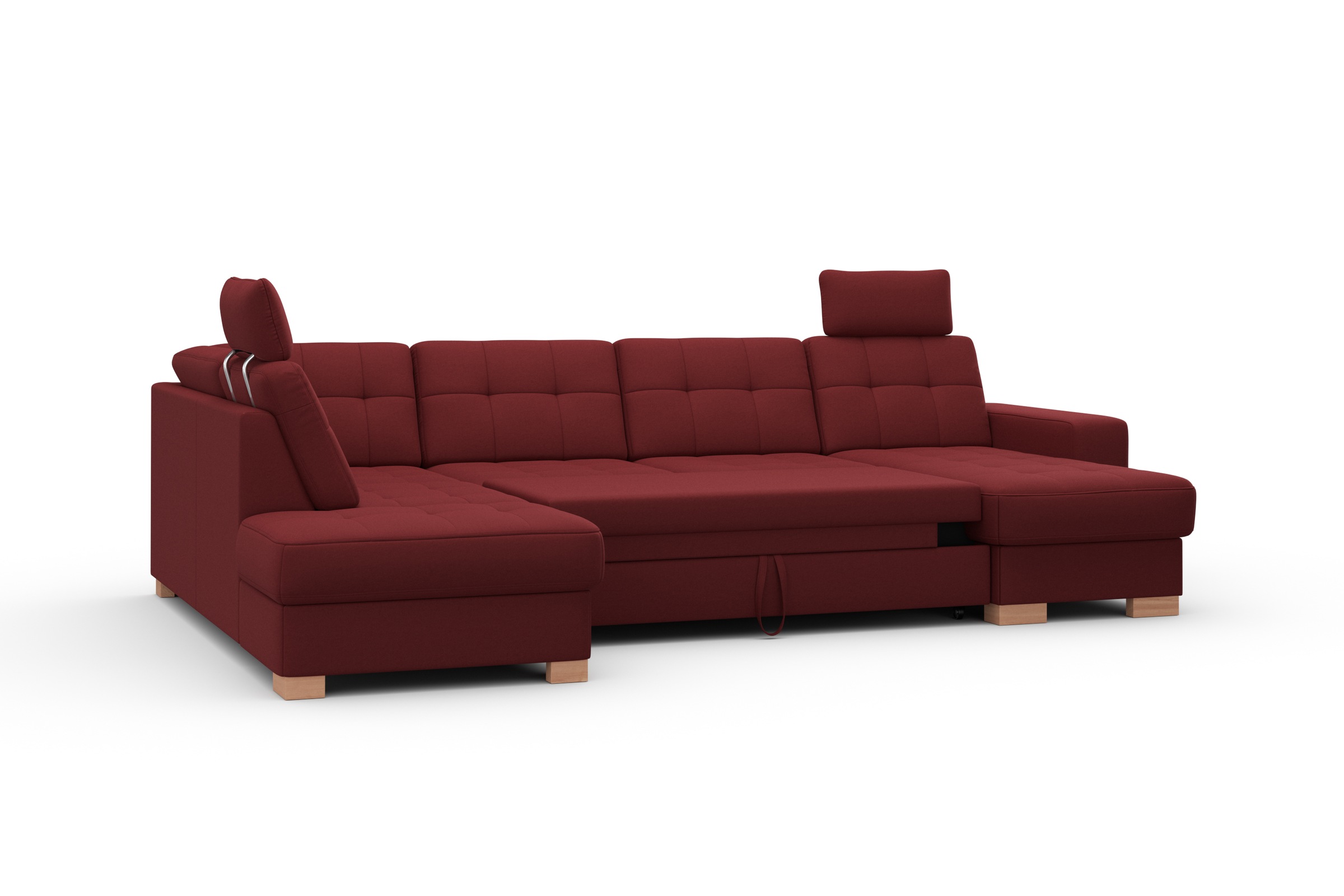sit&more Wohnlandschaft »Quincy U-Form«, wahlweise mit Bettfunktion und Bettkasten