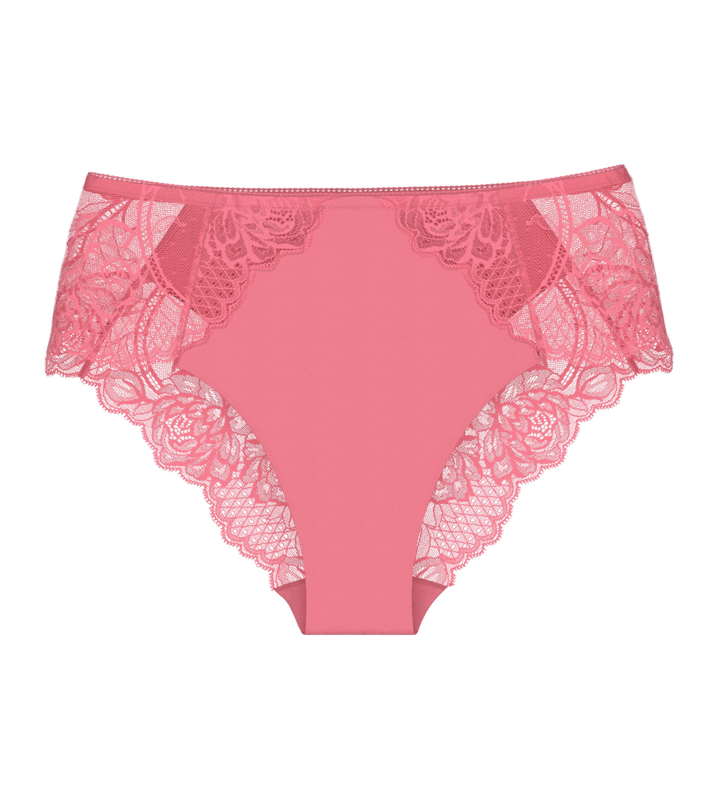 Triumph Maxislip »Wild Peony Florale« mit floraler Spitze, hoch tailliert