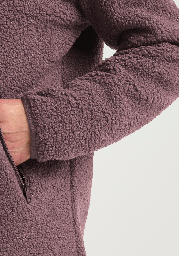 Jack Wolfskin Funktionsmantel »HIGH CURL COAT W« Fleecemantel, warm & winddicht