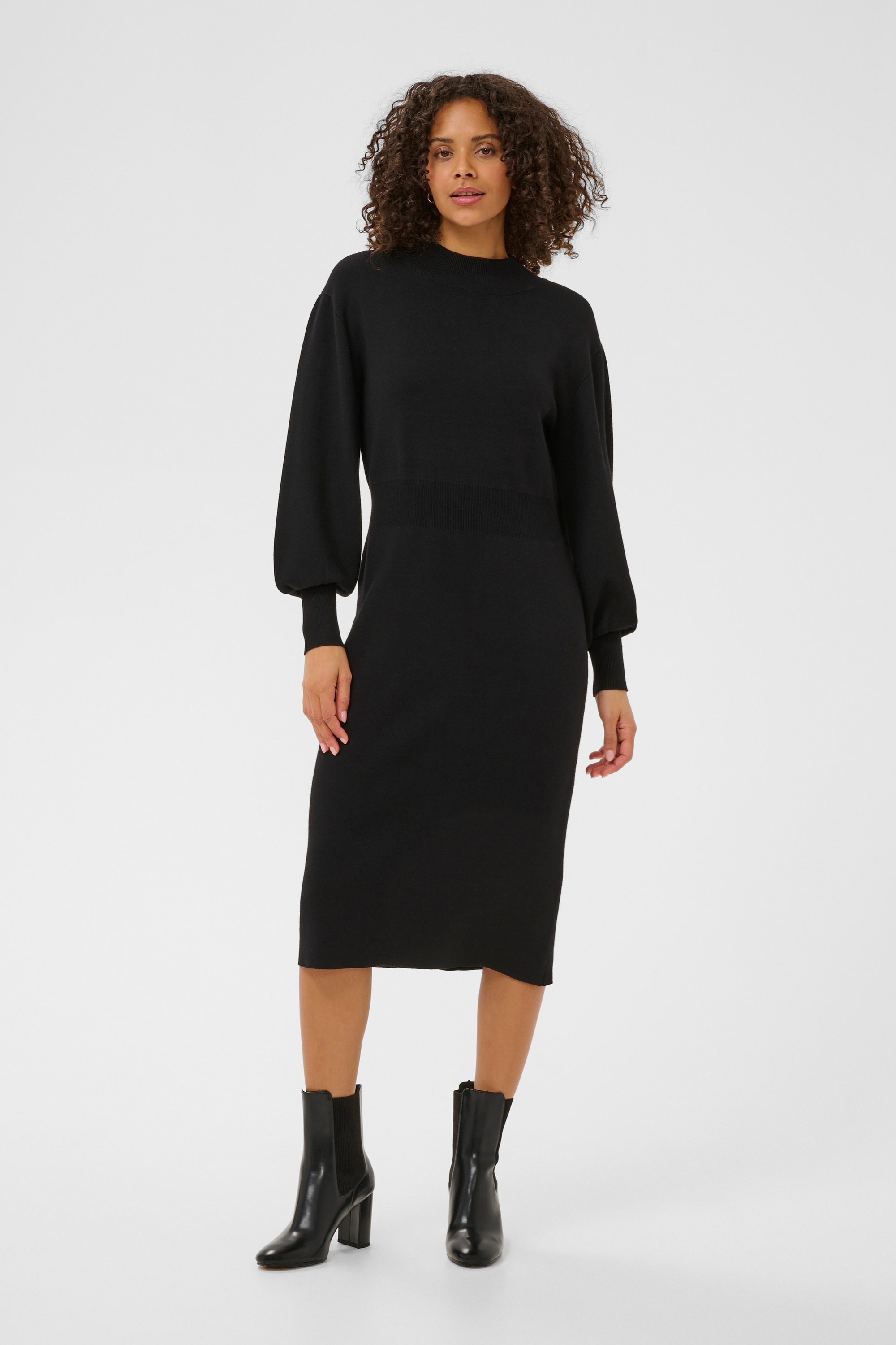 KAFFE Midikleid »Damen Kleid KAmarina«