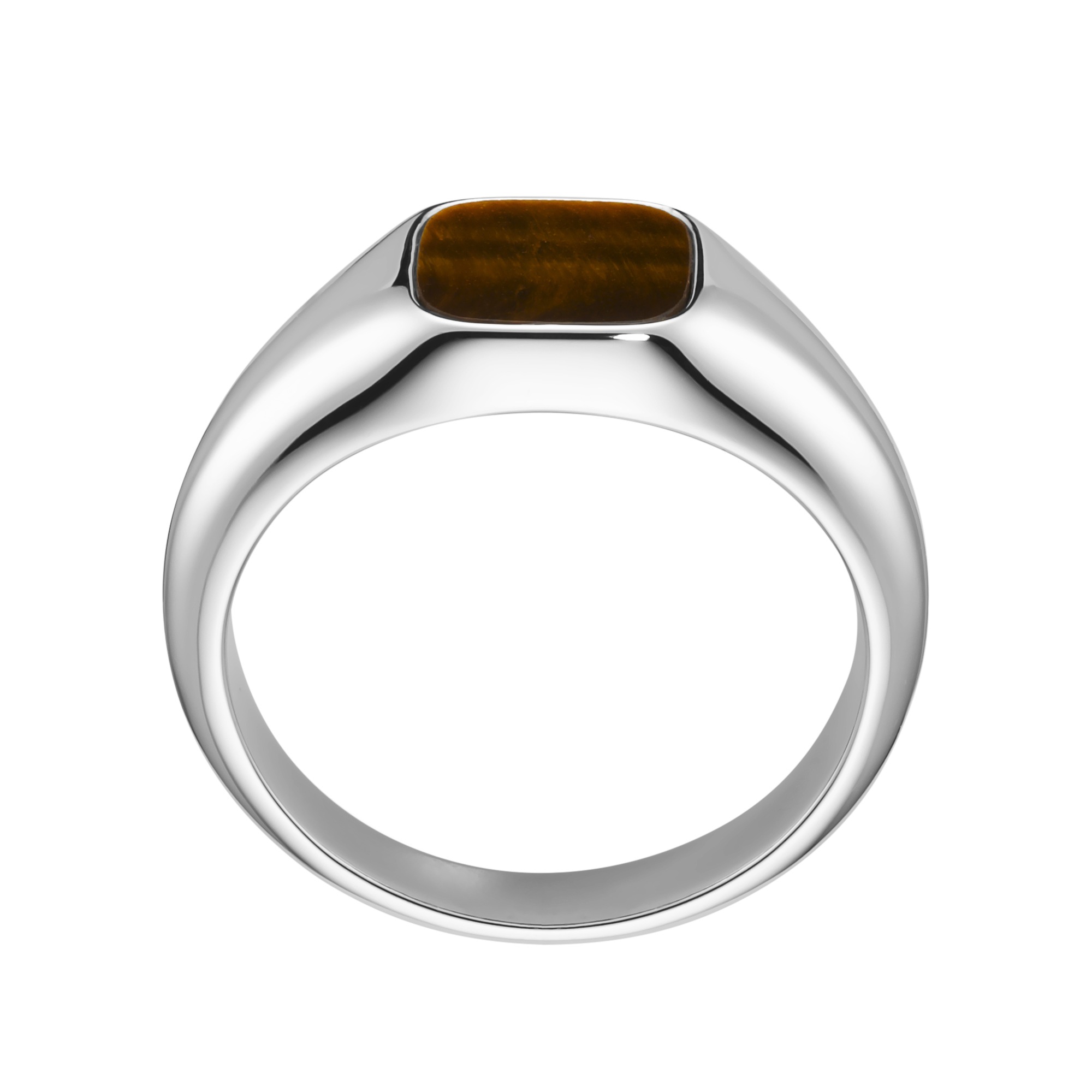 GIORGIO MARTELLO MILANO Silberring »Ring Siegelring mit Tigerauge, Silber 925«