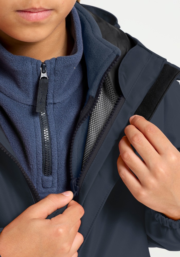 Jack Wolfskin 3-in-1-Funktionsjacke »ICELAND 3IN1 JKT K« Langarm-Design, aus Polyester, in Größen von 104 bis 176