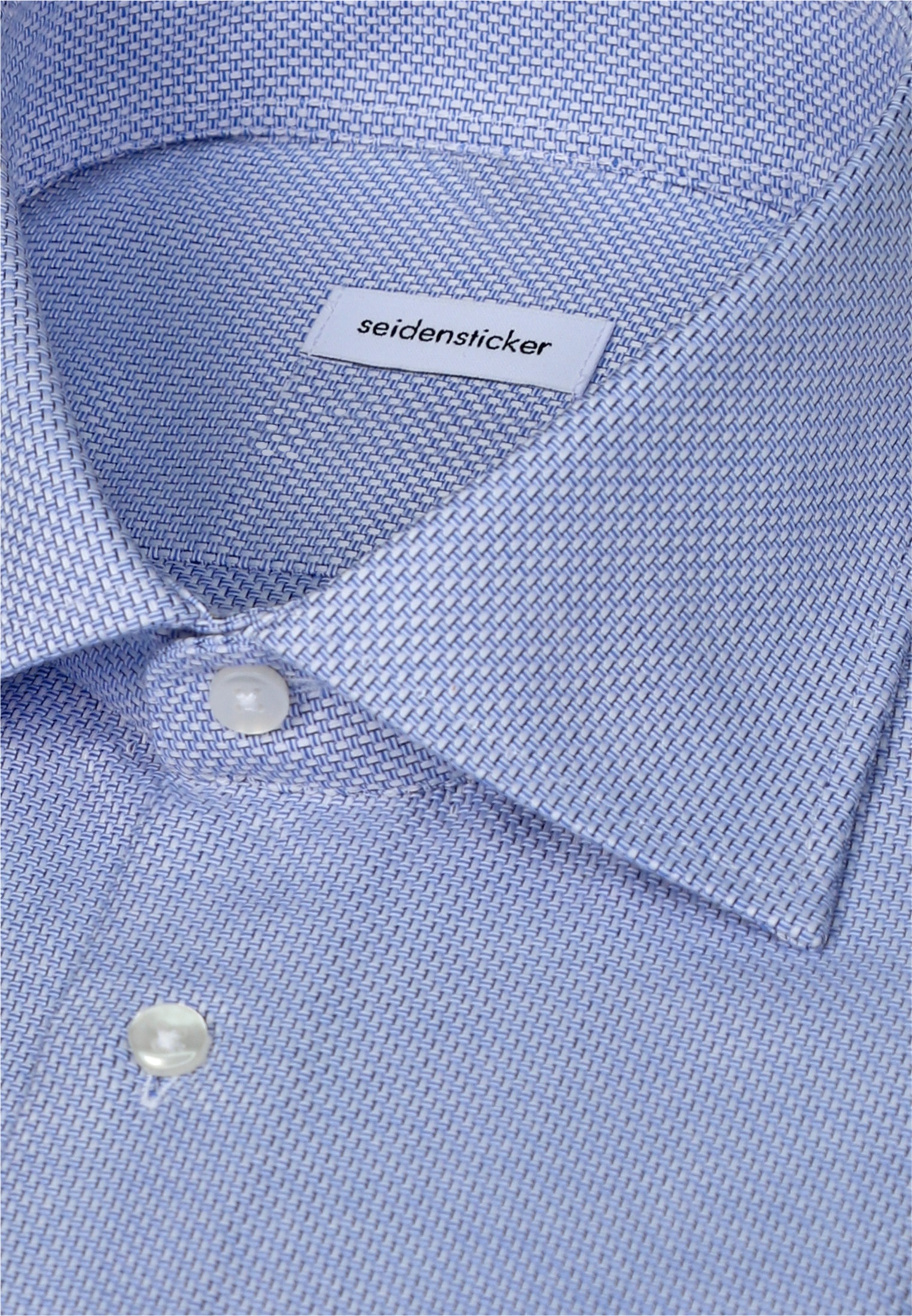seidensticker Businesshemd »Schwarze Rose« Slim 1/1 Extra lang Kentkragen Struktur