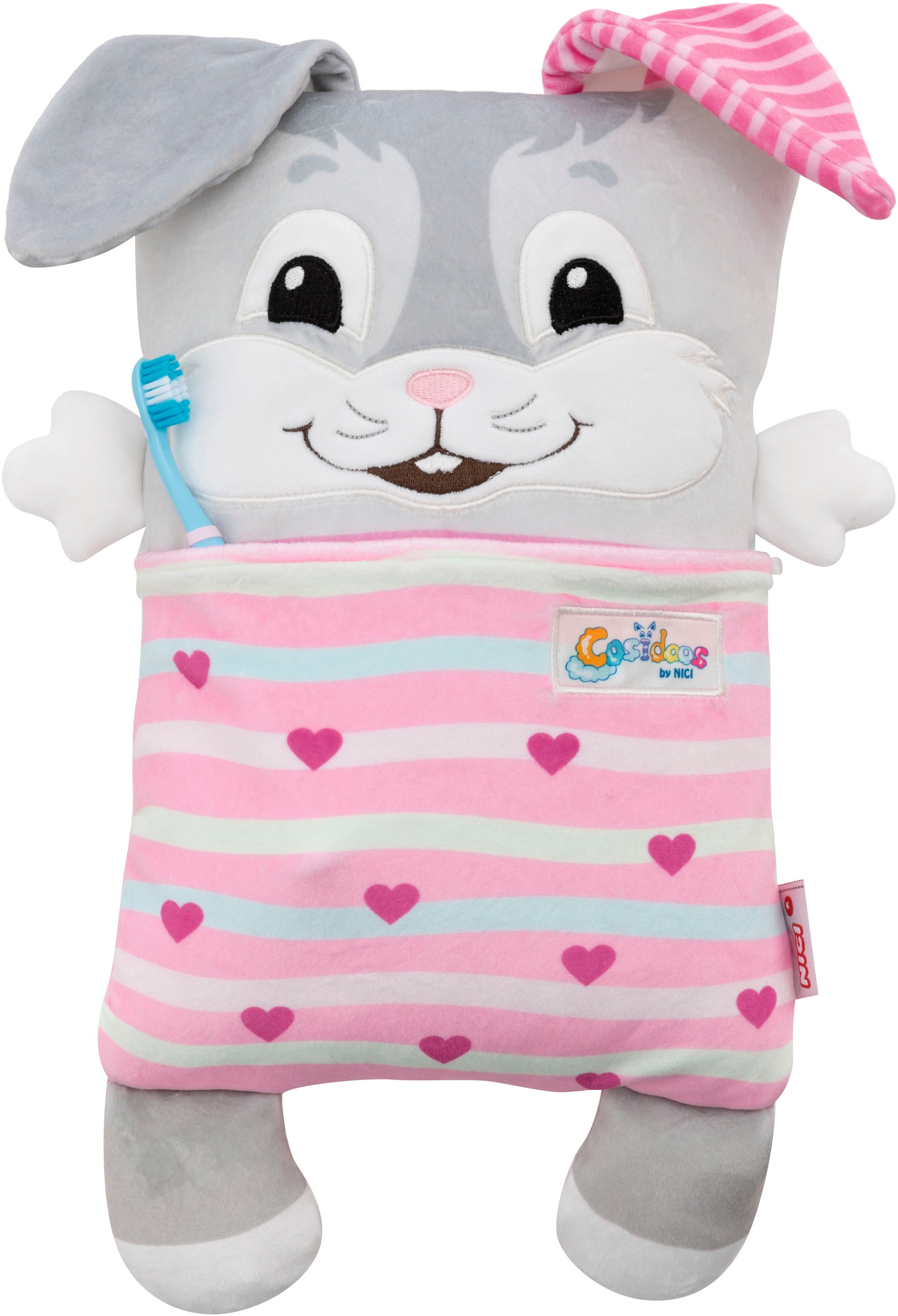 Nici Kuscheltier »Cosidoos, Hase mit Wendefunktion 30x20 cm«