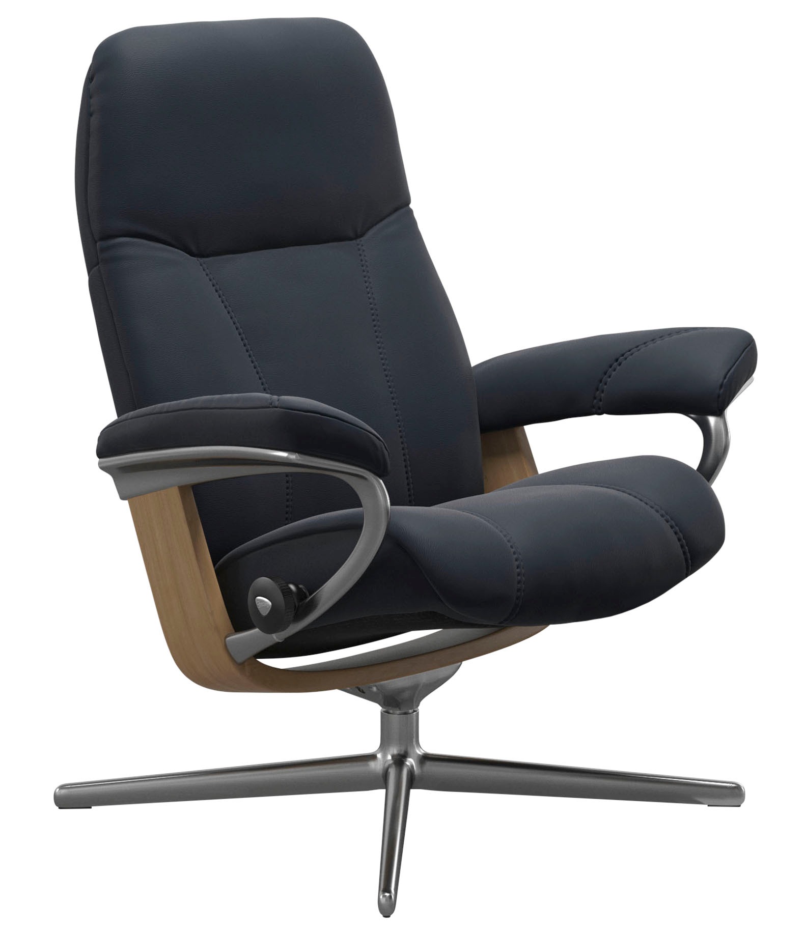 Stressless® Relaxsessel »Consul« mit Cross Base, Größe S, M & L, Holzakzent Eiche