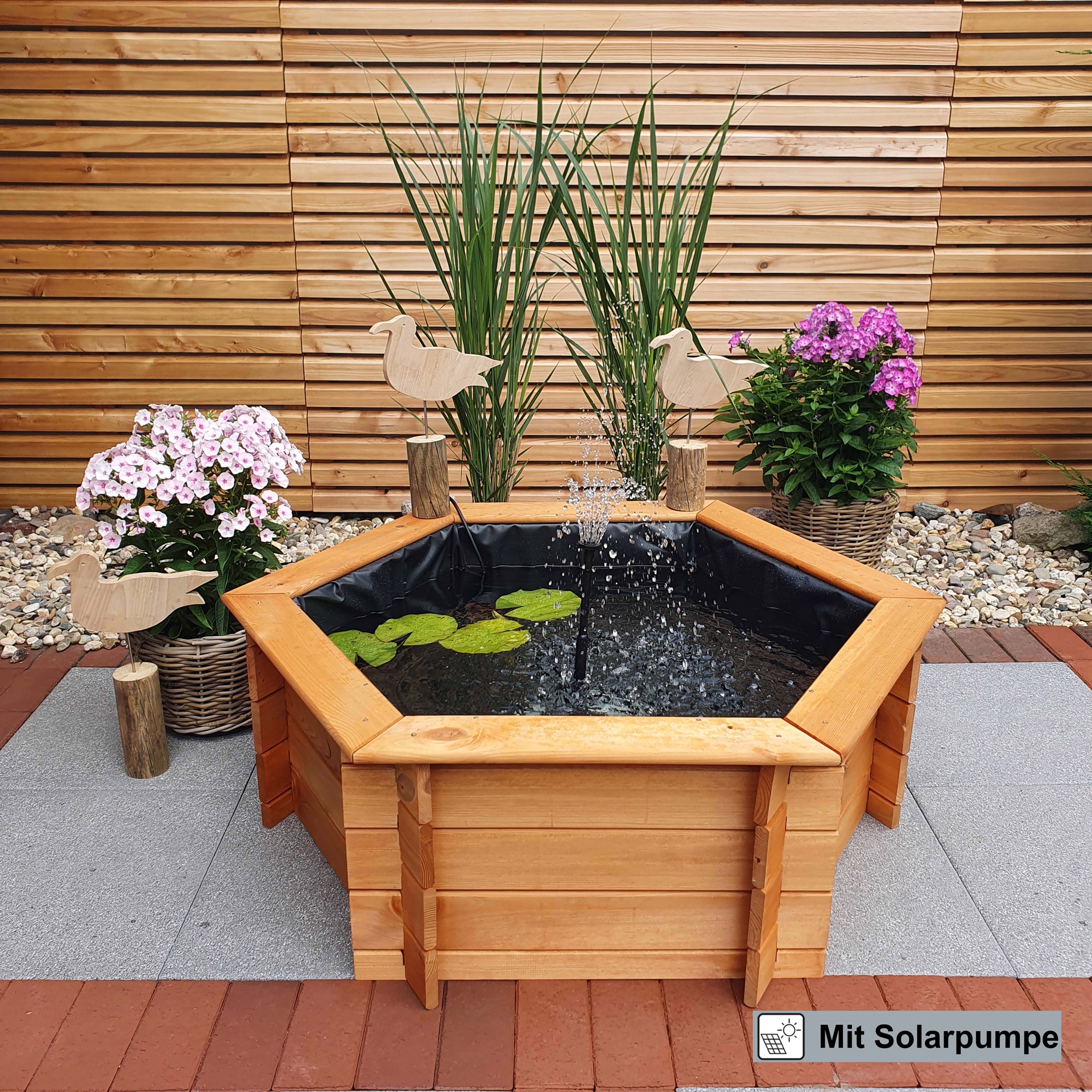 promadino Hochteich, (Set), inkl. Solarpumpe