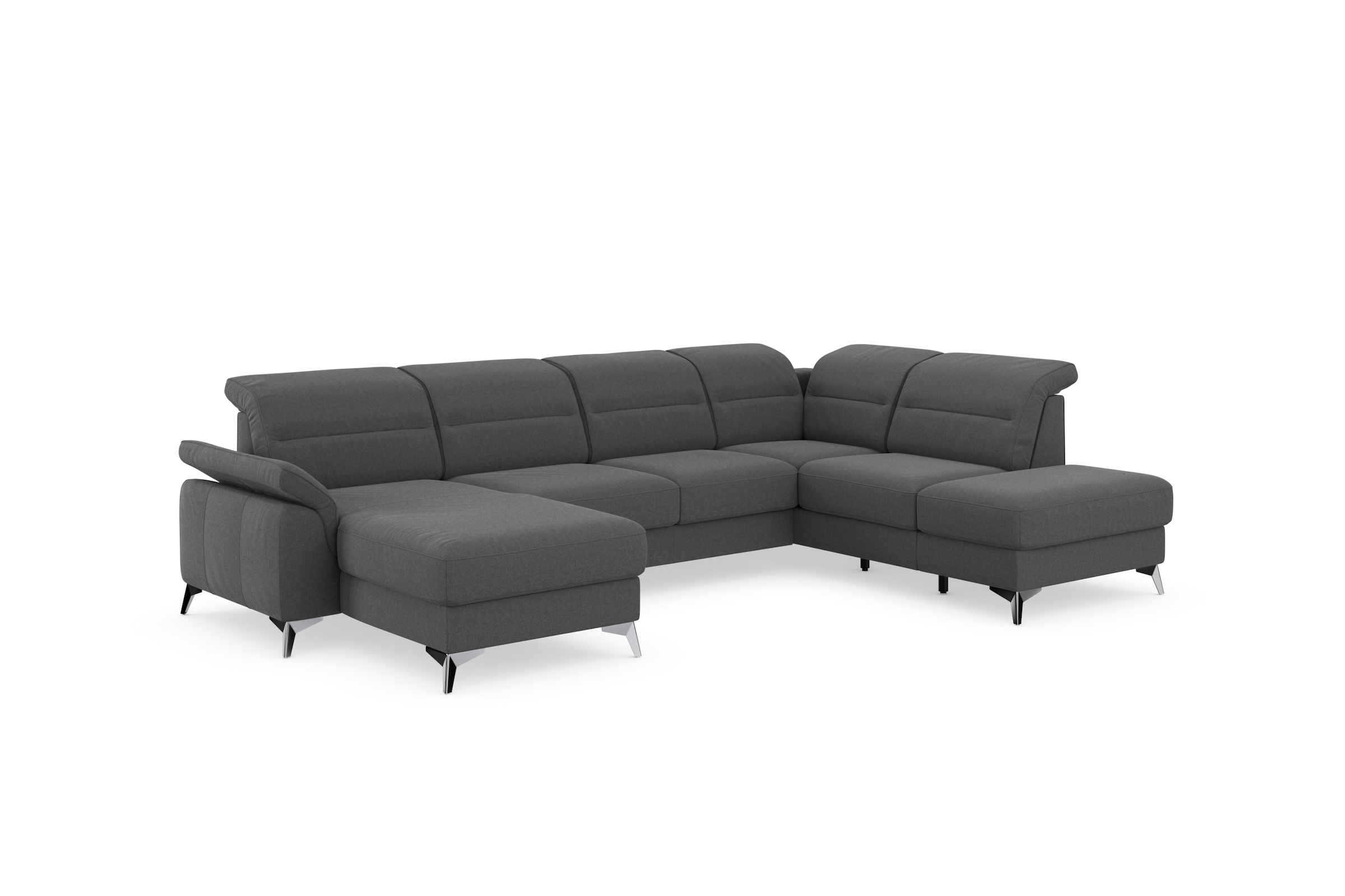 sit&more Wohnlandschaft »Sinatra U-Form«, optional mit Kopfteilverstellung und Armteilfunktion etc.