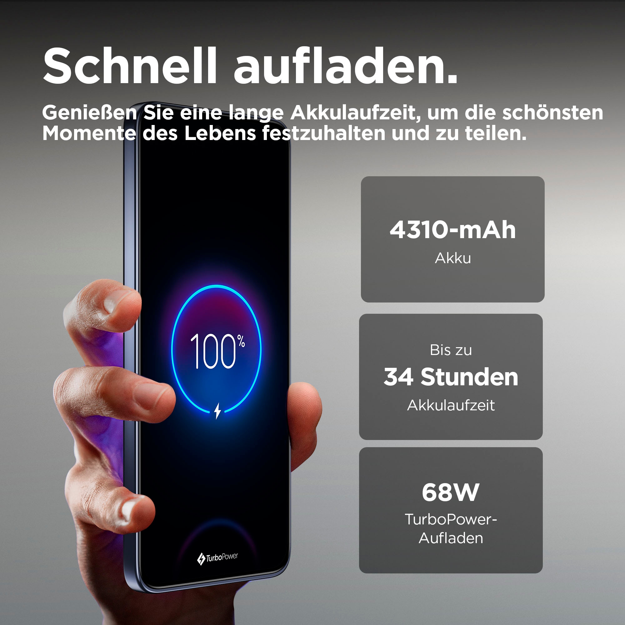 Motorola Smartphone »edge50 neo 256 GB«, PANTONE® Grisaille