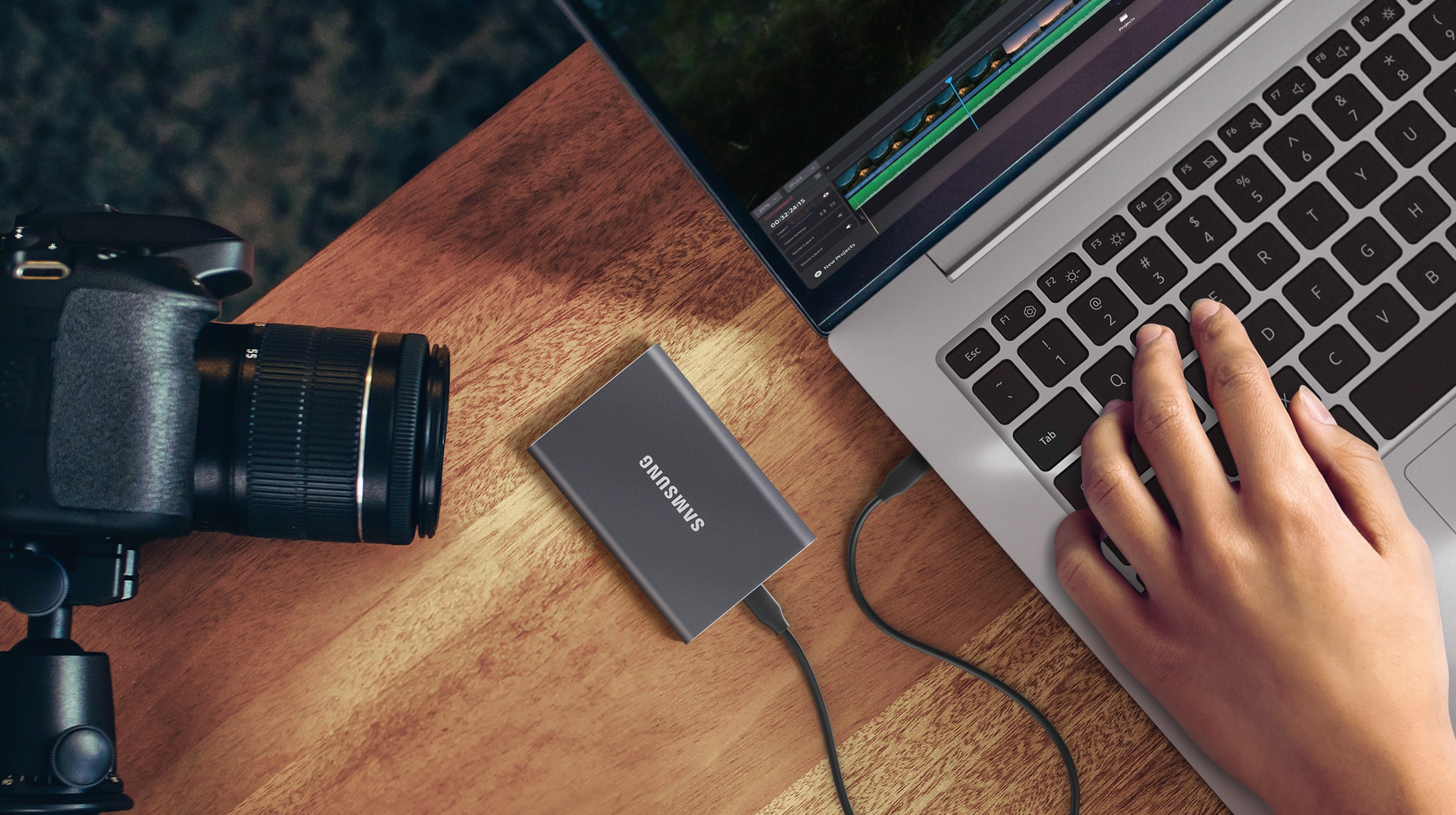 Samsung SSD-Festplatte »Portable SSD T7« 3,5 1 TB