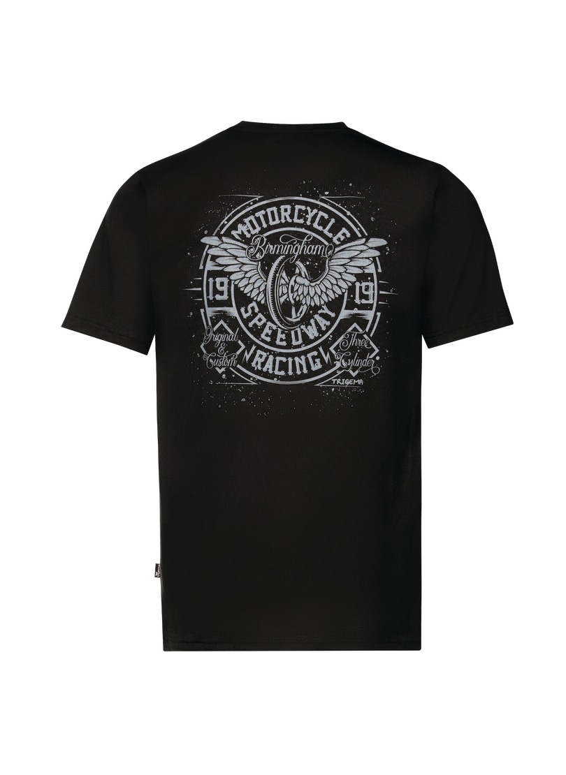 Trigema T-Shirt »TRIGEMA T-Shirt mit Motorrad-Printmotiven«, (1 tlg.)