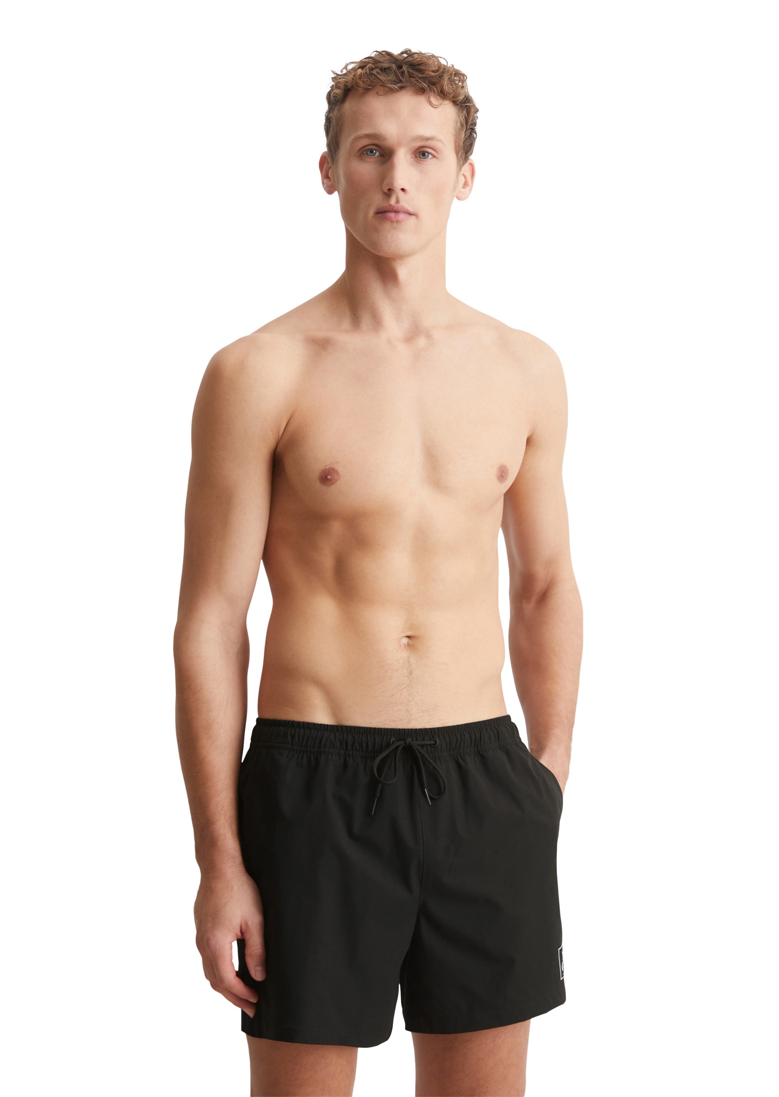 Marc O'Polo Badeshorts Gummibund mit Tunnelzug, seitliche Taschen