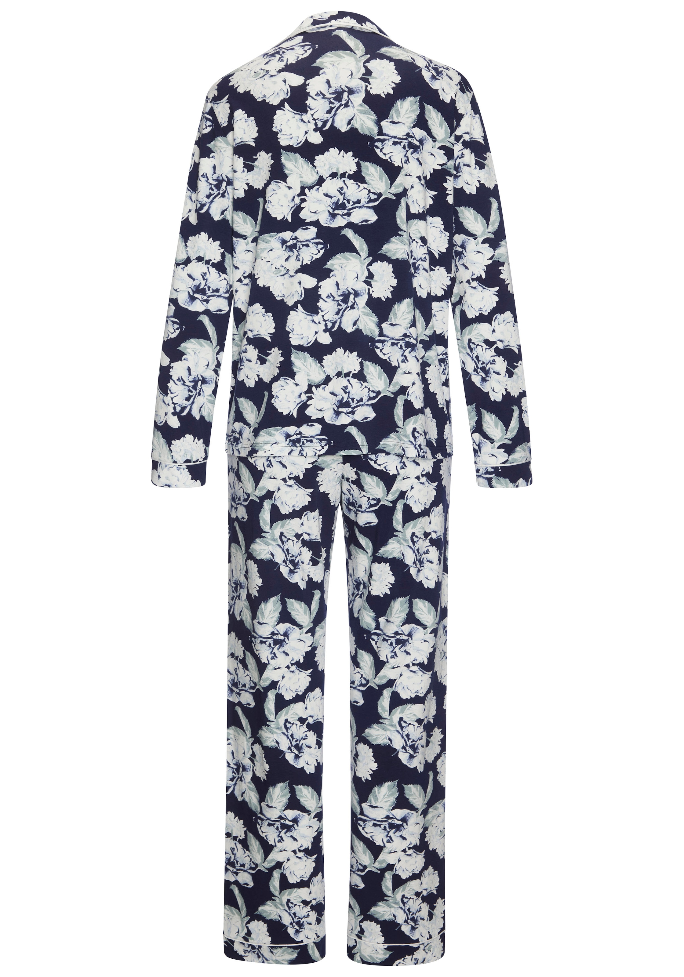 LASCANA Pyjama, mit schönem Blumenmuster