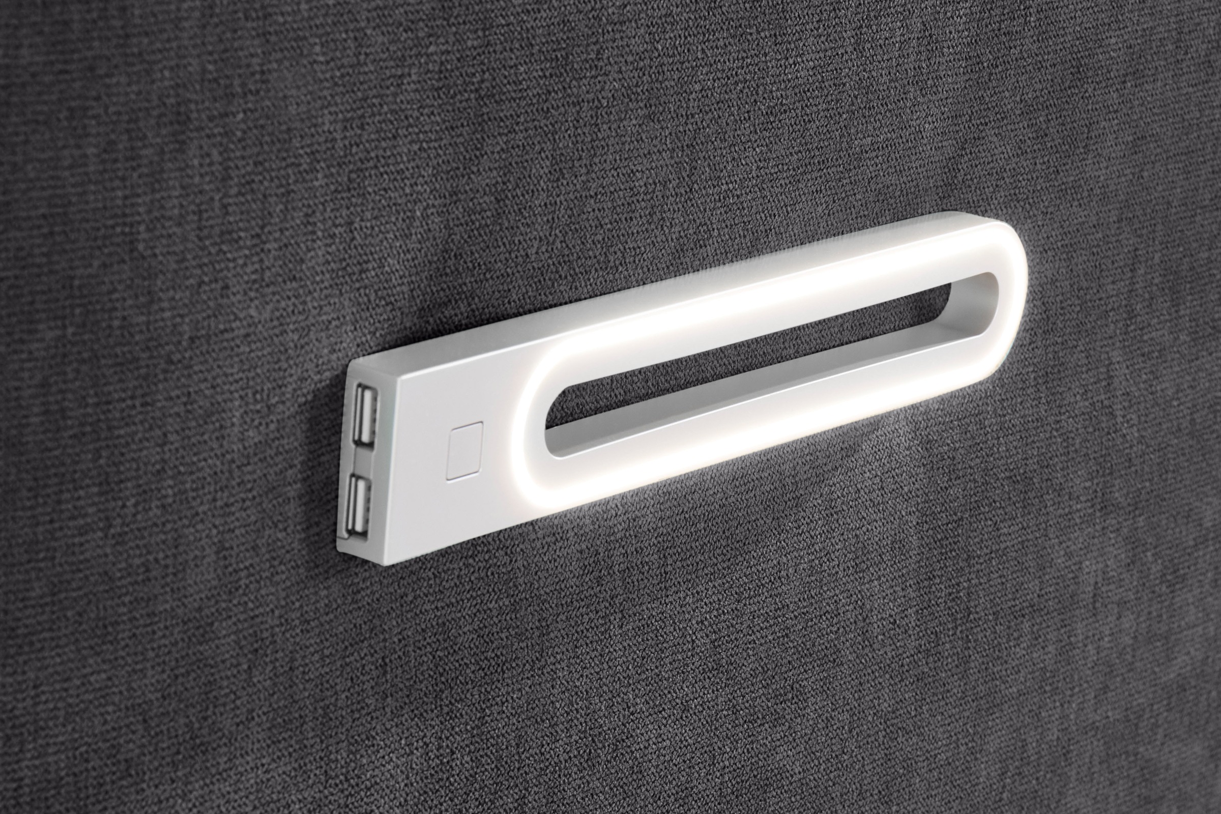 INOSIGN Boxbett »Luan«, Schubkästen, LED-Beleuchtung und Topper, in Breite 120 cm und 180 cm