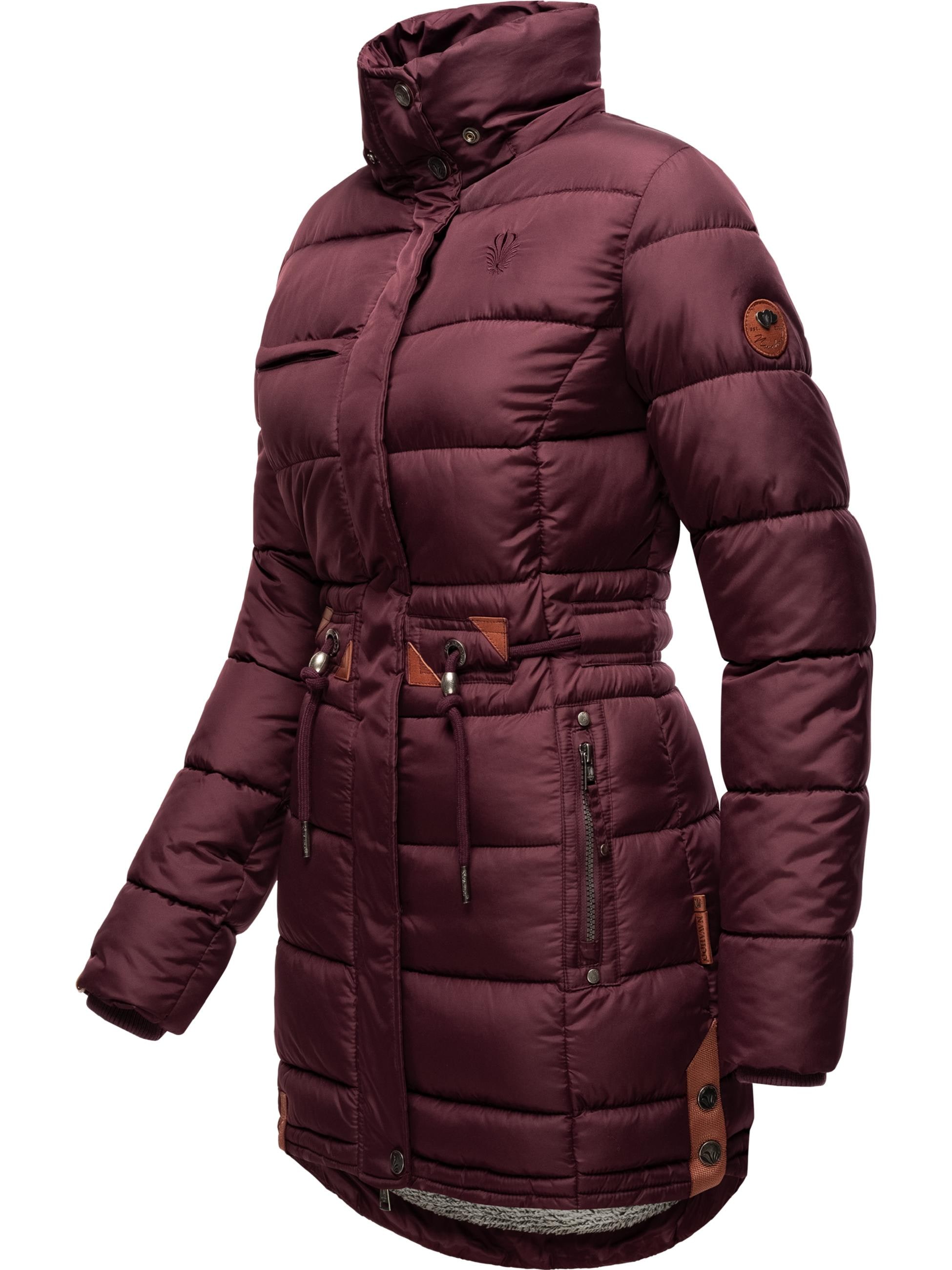 Navahoo Steppmantel »Steppmantel Daliee«, Stylischer Winterparka mit abnehmbarer Kapuze