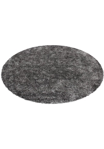 Kayoom Hochflor-Teppich »Diamond 700«, rund, 40 mm Höhe, besonders weich durch... kaufen