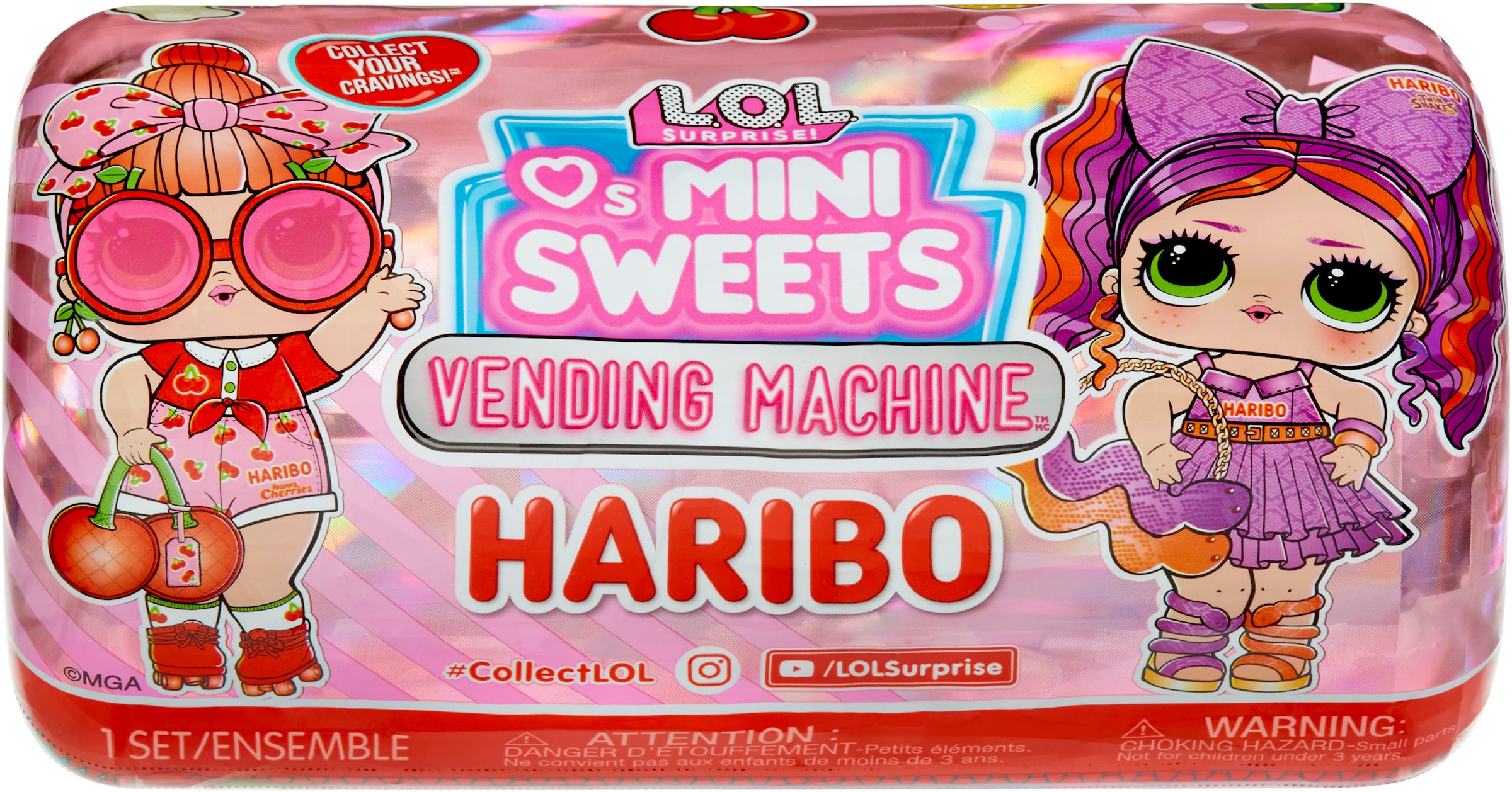 L.O.L. SURPRISE! Anziehpuppe »L.O.L. Surprise Loves Mini Sweets X Haribo Vending Machine«, sortierte Lieferung