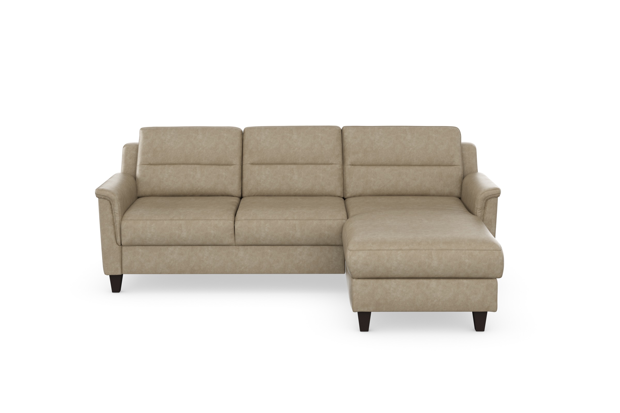 sit&more Ecksofa »Farö L-Form«, inklusive Federkern, wahlweise mit Bettfunktion und Bettkasten
