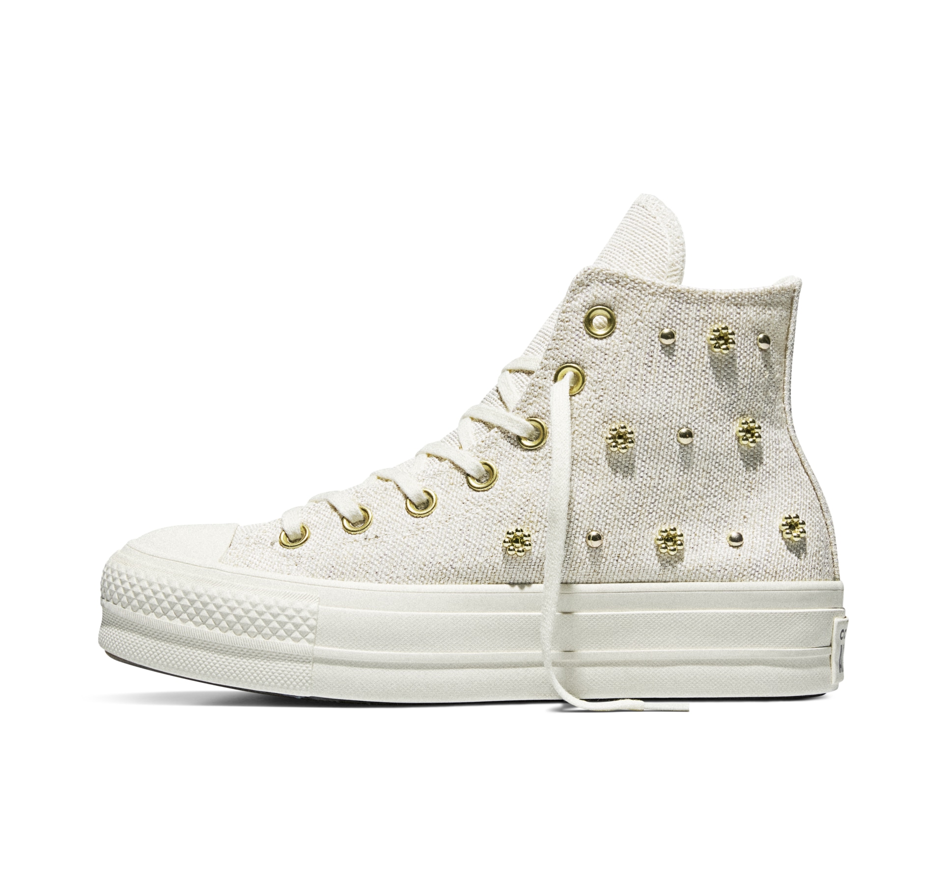 Converse Sneaker »CHUCK TAYLOR ALL STAR LIFT PLATFORM HEATHERED GLAM«  für Freizeitaktivitäten, mit profiliertem Laufsohlenprofil