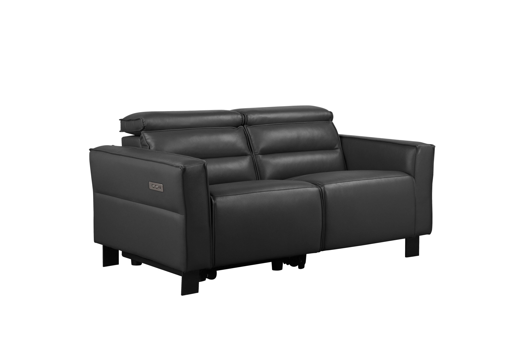 OTTO home 2-Sitzer »Carpari Naturleder, 162 cm, man./elektr. Relaxfunktion« (USB A/C), sowie Kopfteilverstellung