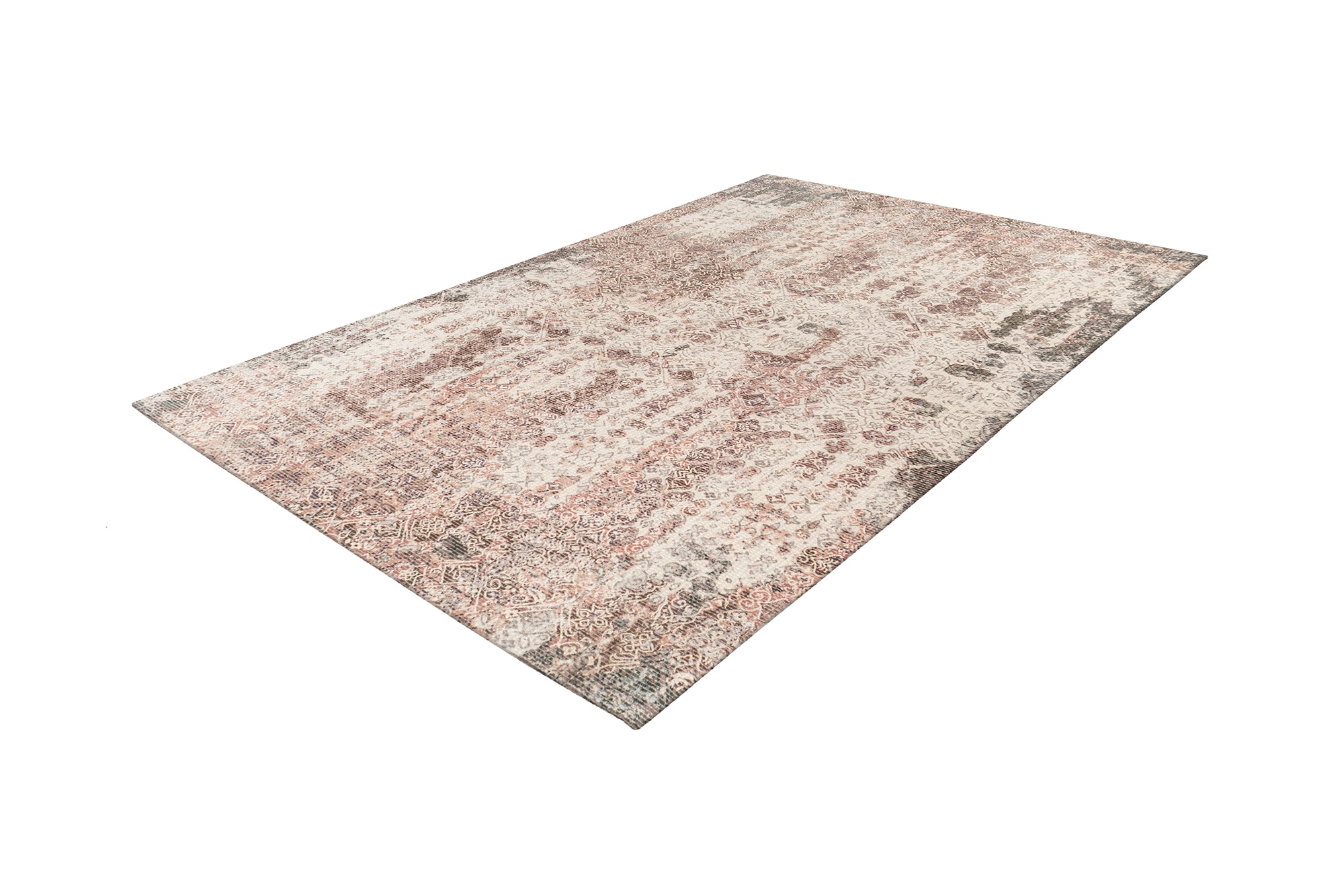 Kayoom Teppich »Perry 225« rechteckig 16 mm Höhe digitaler Druck, verwaschenes Farbendesign, pflegeleicht