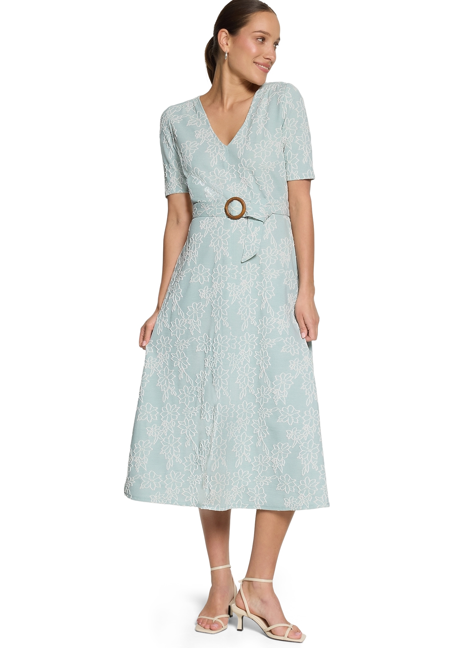 Zero Midikleid »Midikleid mit Gürtel«