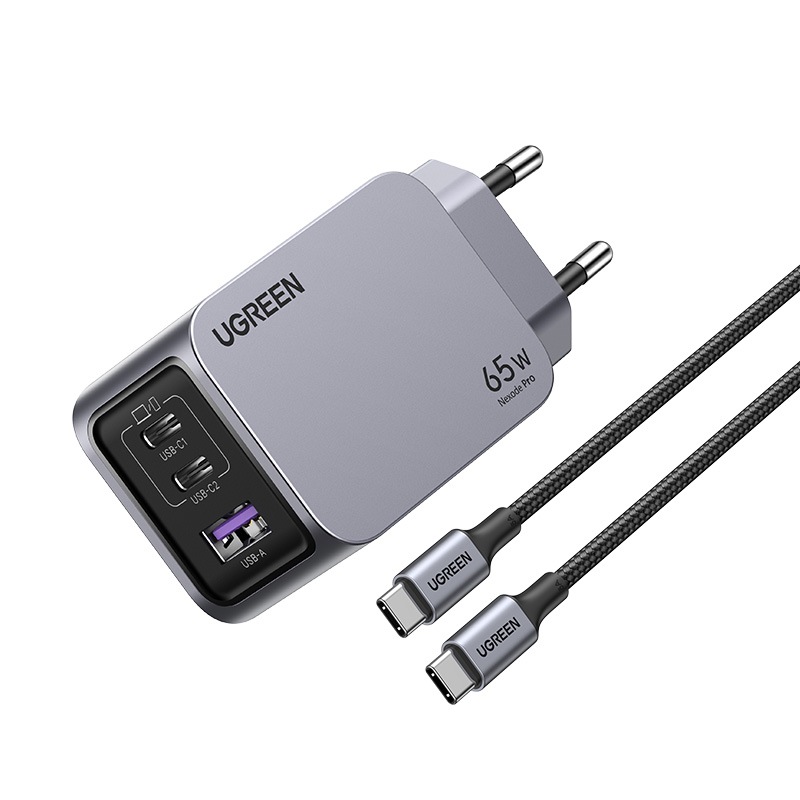 UGREEN Schnelllade-Gerät »Nexode Pro 65W 3-Port GaN Fast Charger Set X755«