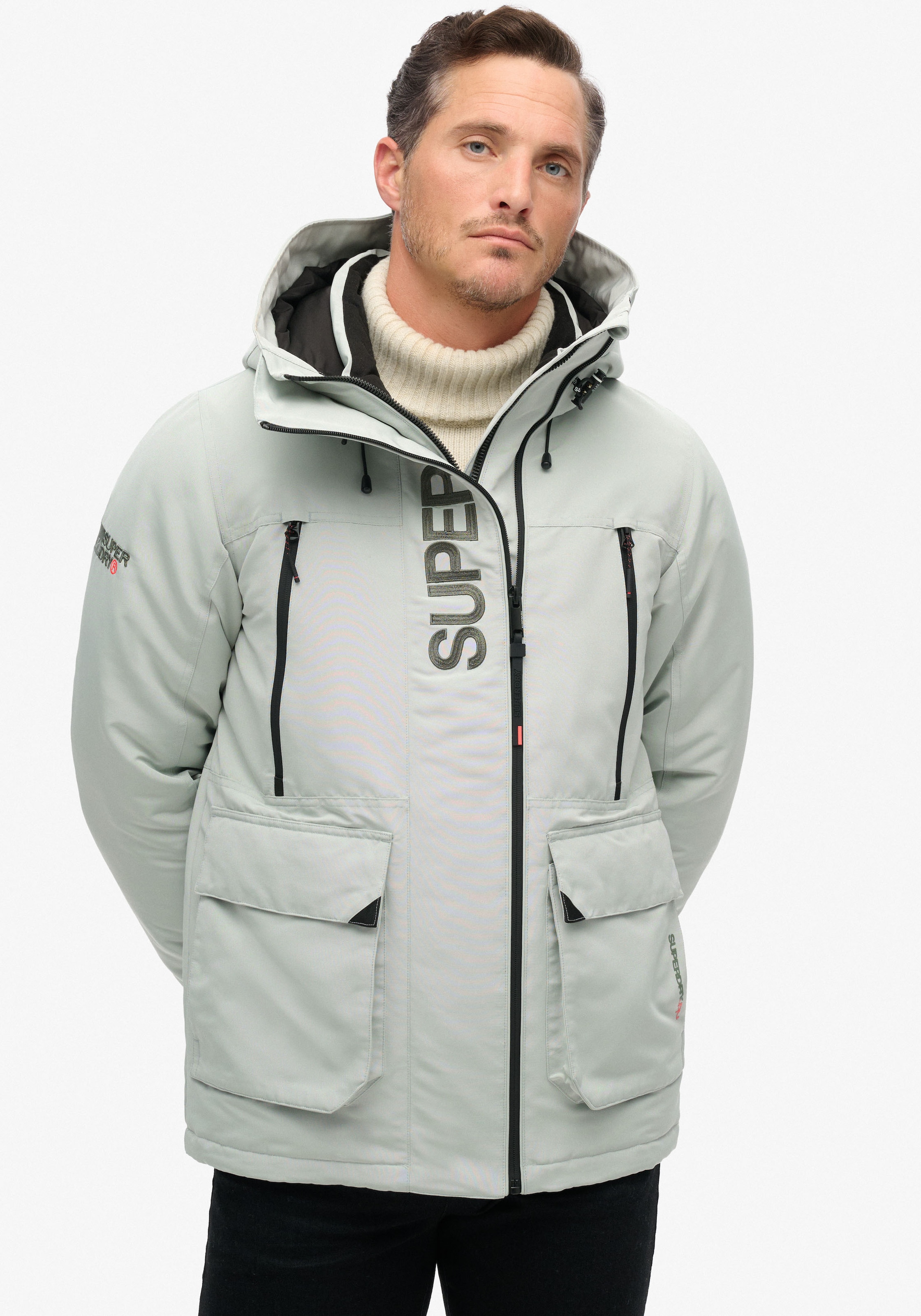 Superdry Outdoorjacke »HOOD ULTIMATE EMB WINDBREAKER«, mit Kapuze