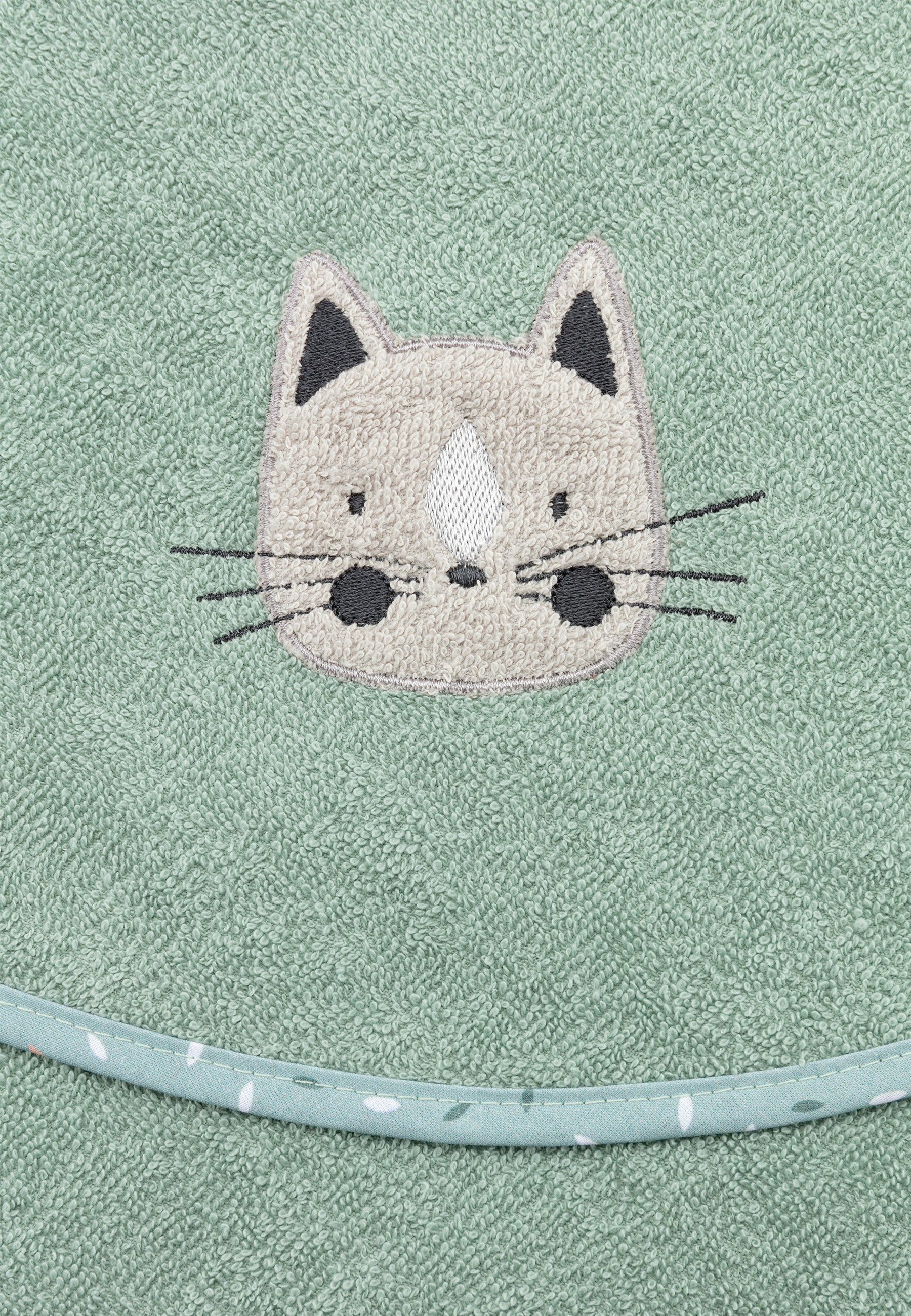 Sterntaler® Kapuzenhandtuch »Kapuzenbadetuch 80x80 cm KATZE Lilly«, (1 St.)