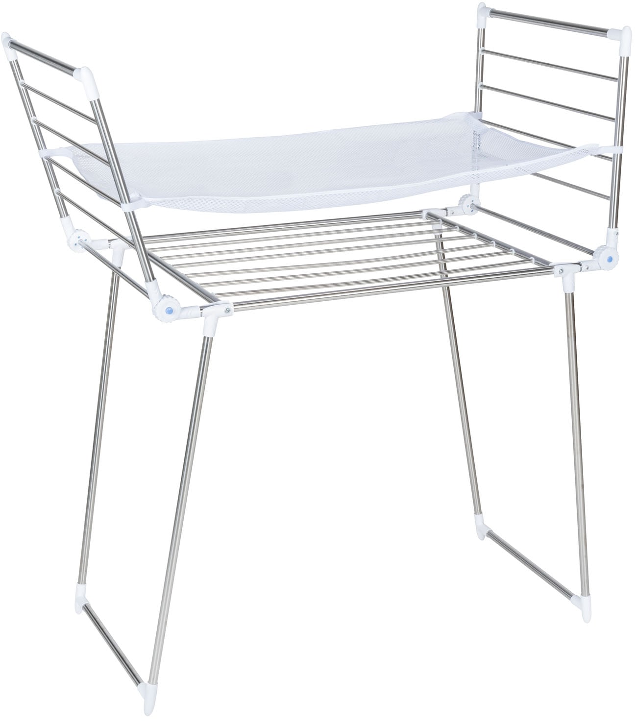 WENKO Wäscheständer »Modell Profi Plus« Flügel Wäschetrockner, Edelstahl, klappbar, mit Zubehör-Set