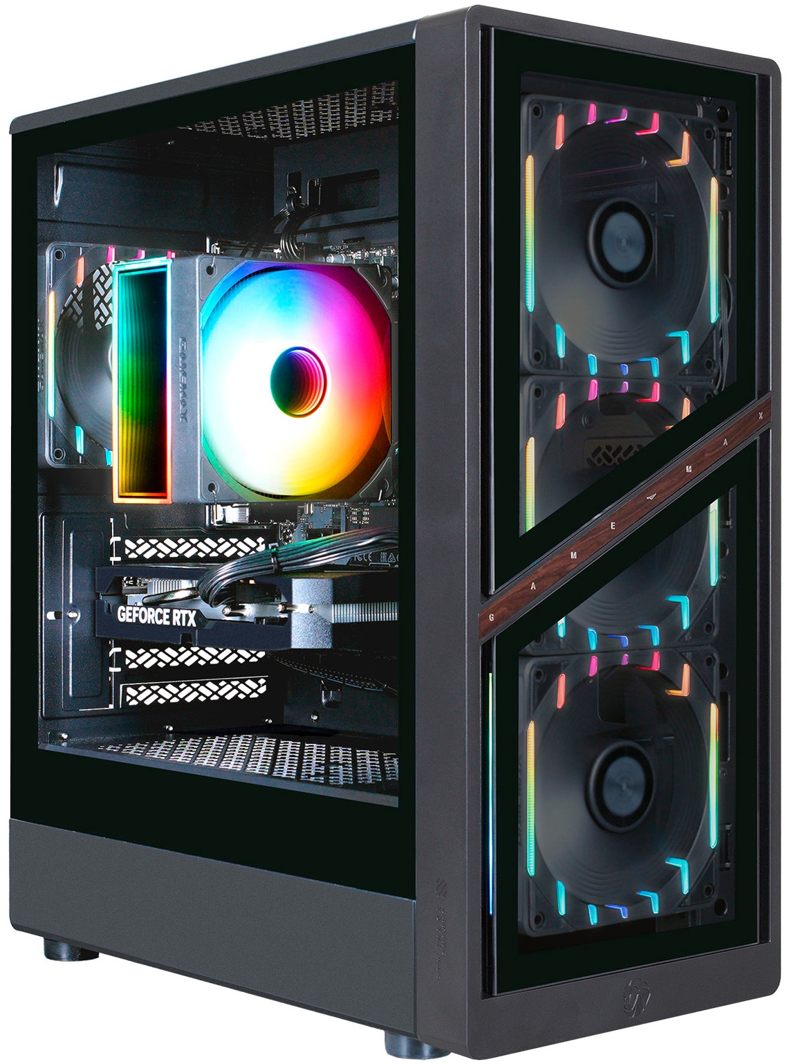 GAMEMAX Gaming-PC »AERIS GB 8189 AMD Ryzen 7 5700X 32GB 1TB SSD RTX 5060« Windows 11